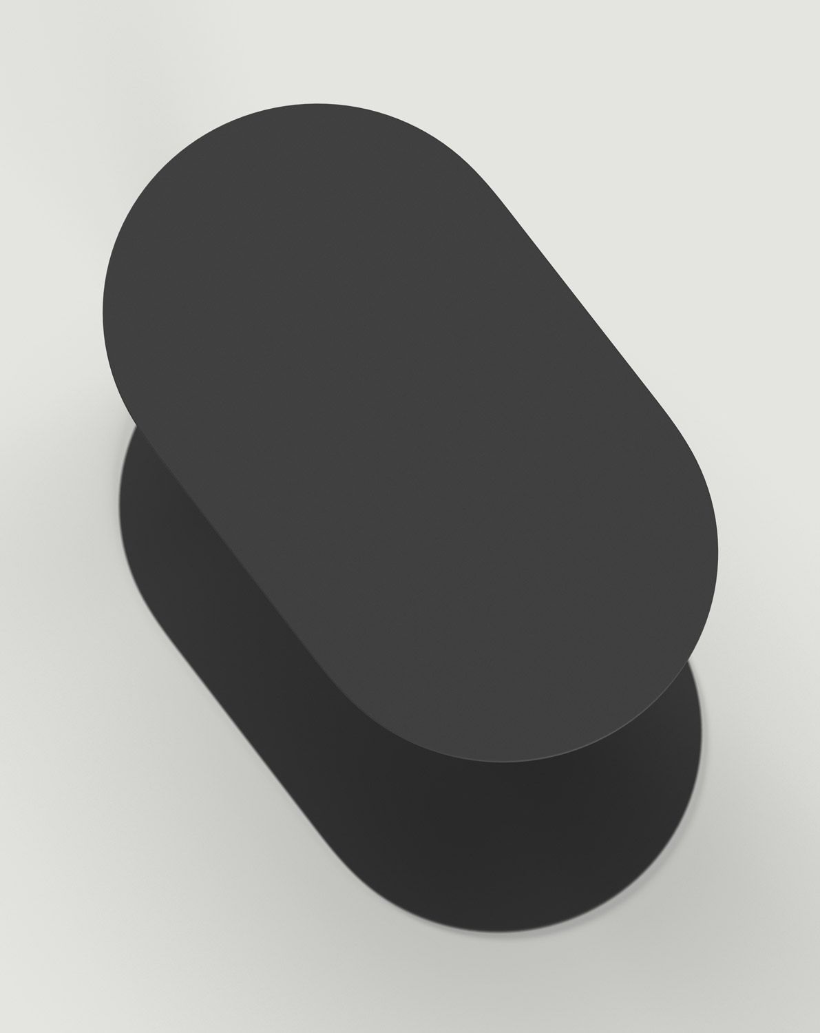 Table auxiliaire en acier LONDO Noir