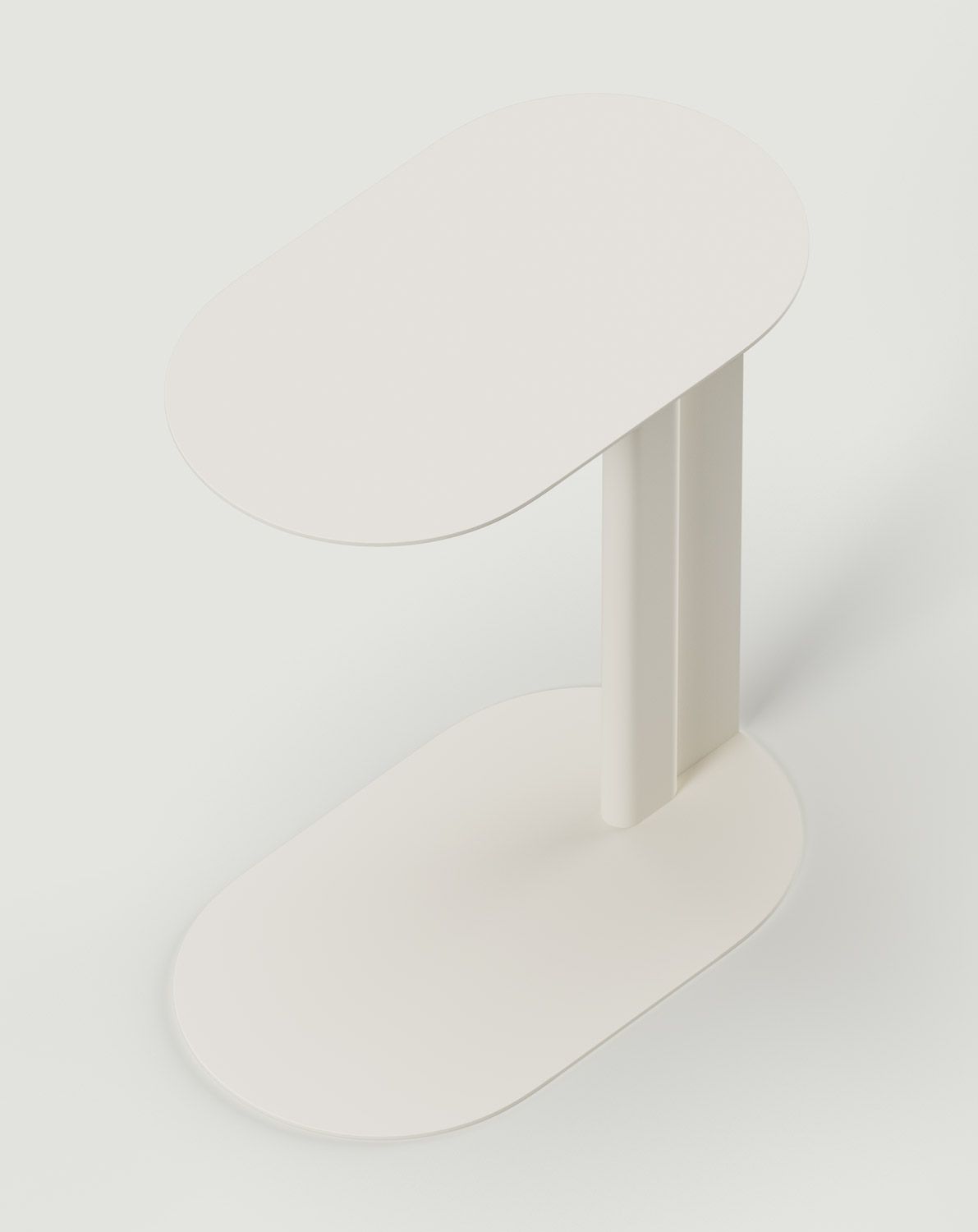 Table auxiliaire en acier LONDO Milky Way