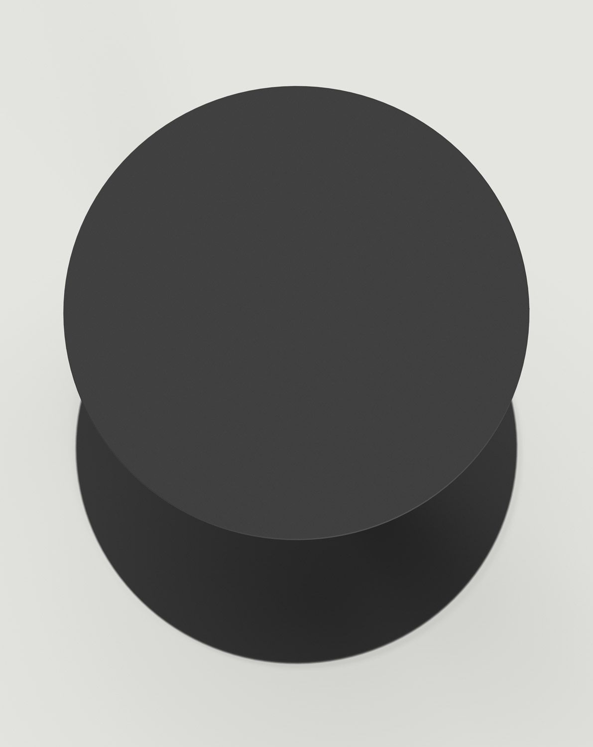 Table auxiliaire en acier RONDO Noir