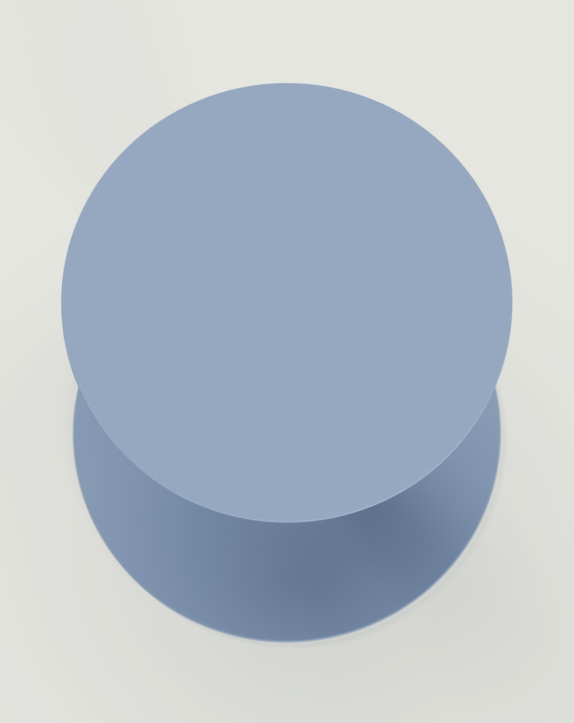 Table auxiliaire en acier RONDO Bleu colombe
                            