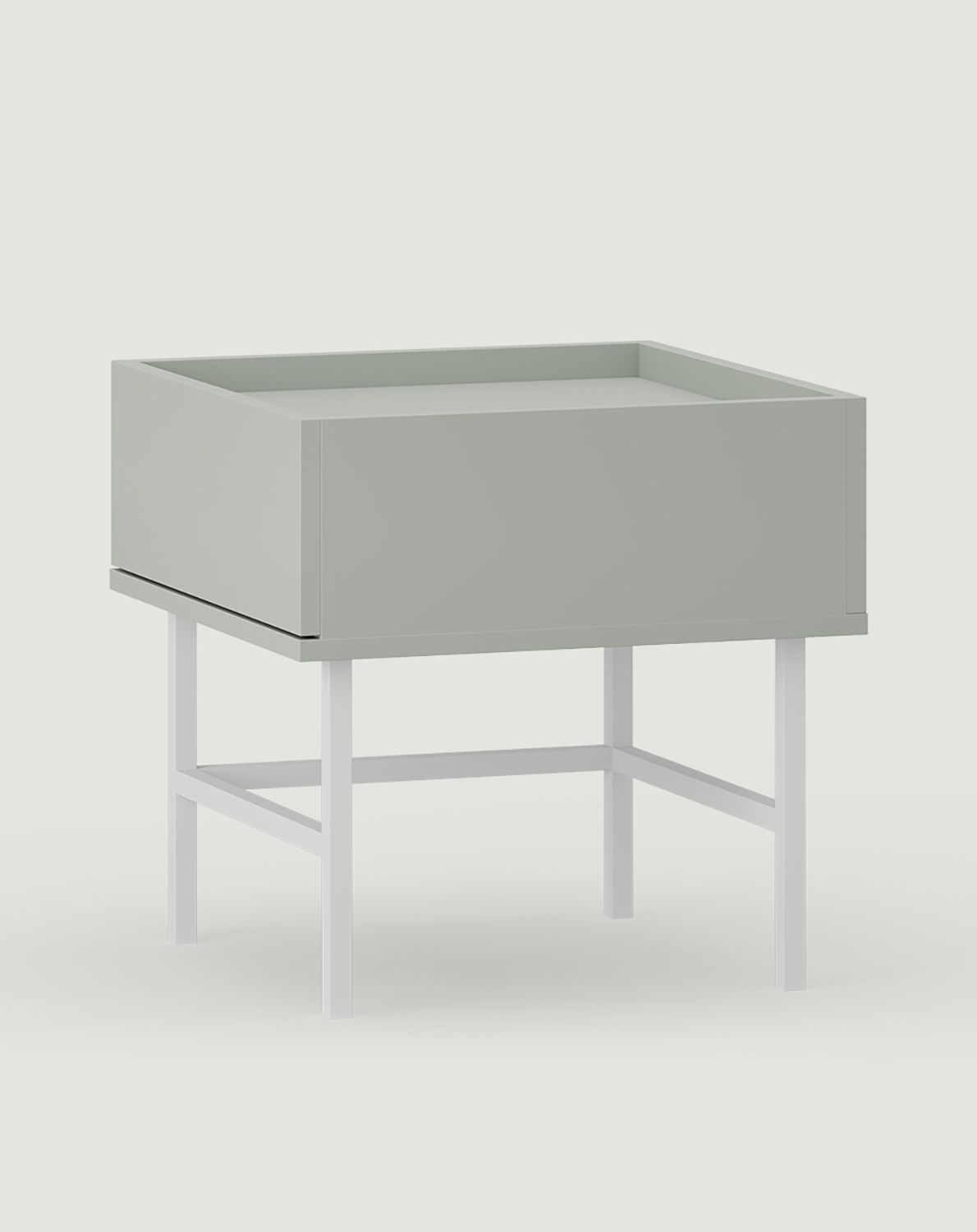 Table basse SIGI SSK1
Couleur : pistache au lait
Pied : blanc