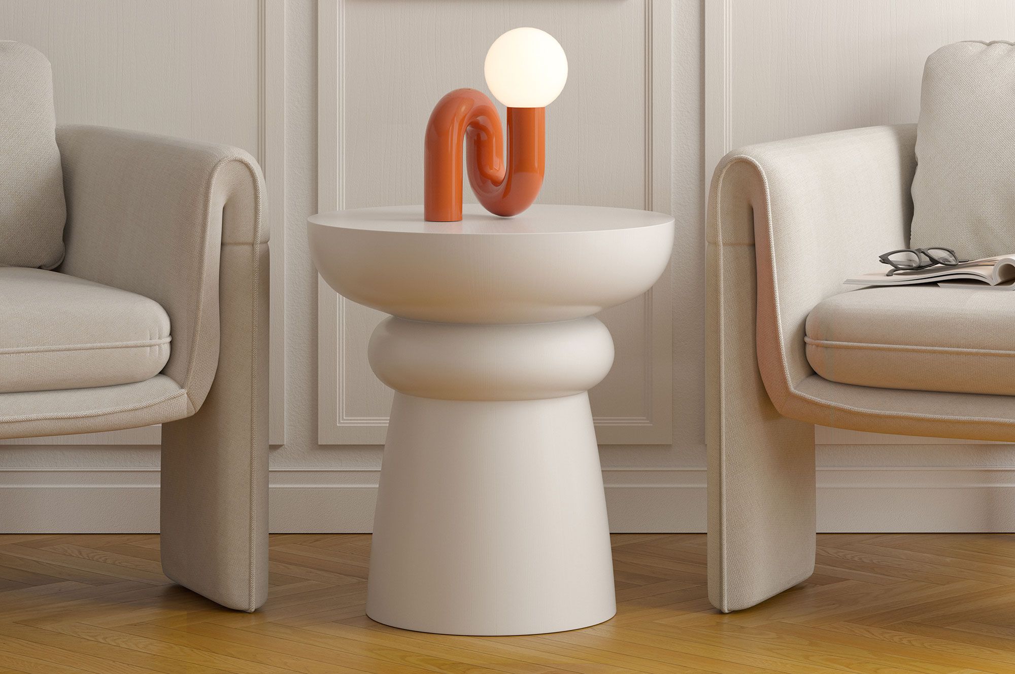 Table basse en bois FOLD SK5 Blanc
Couleur : Blanc