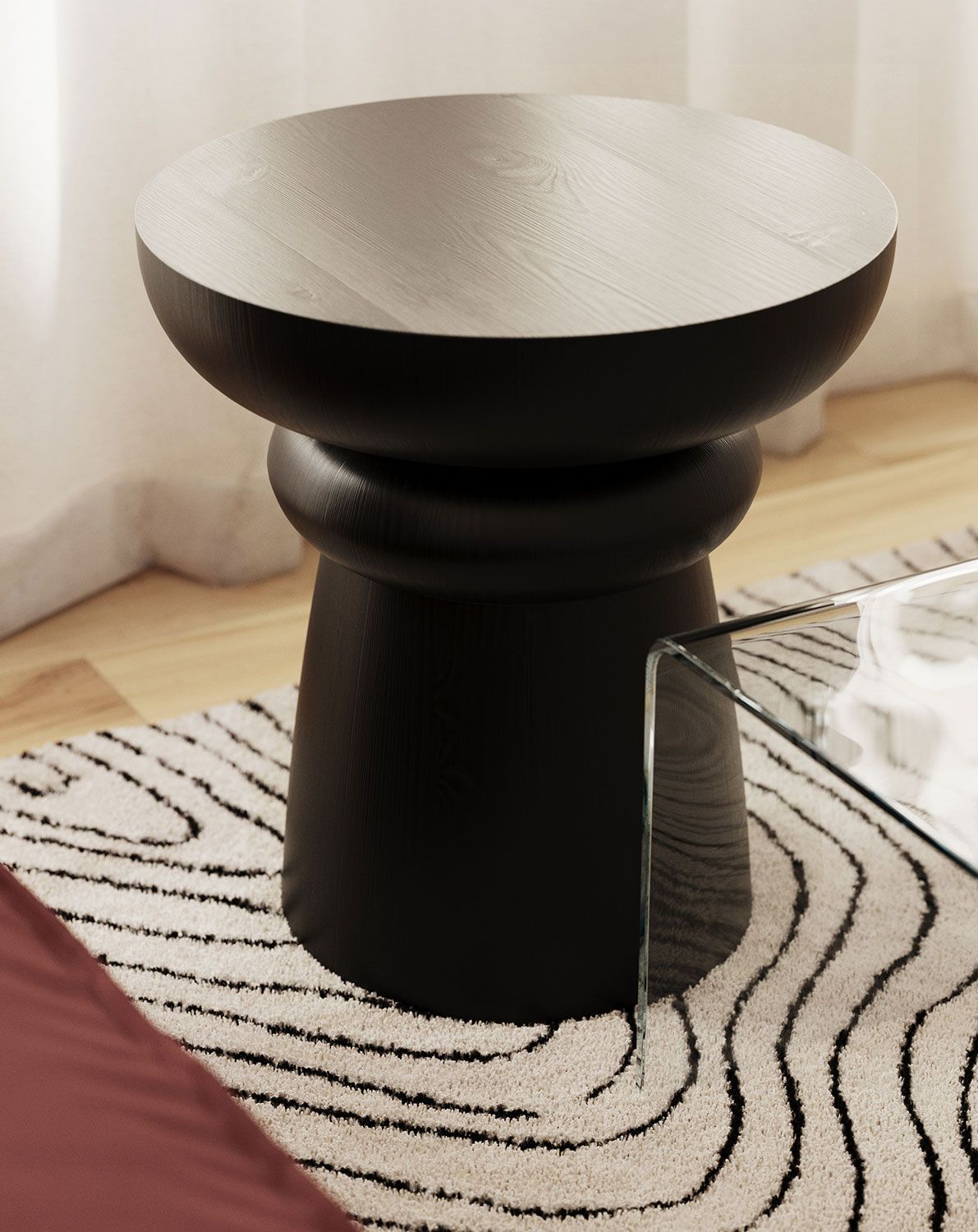 Table basse en bois FOLD SK5 Black