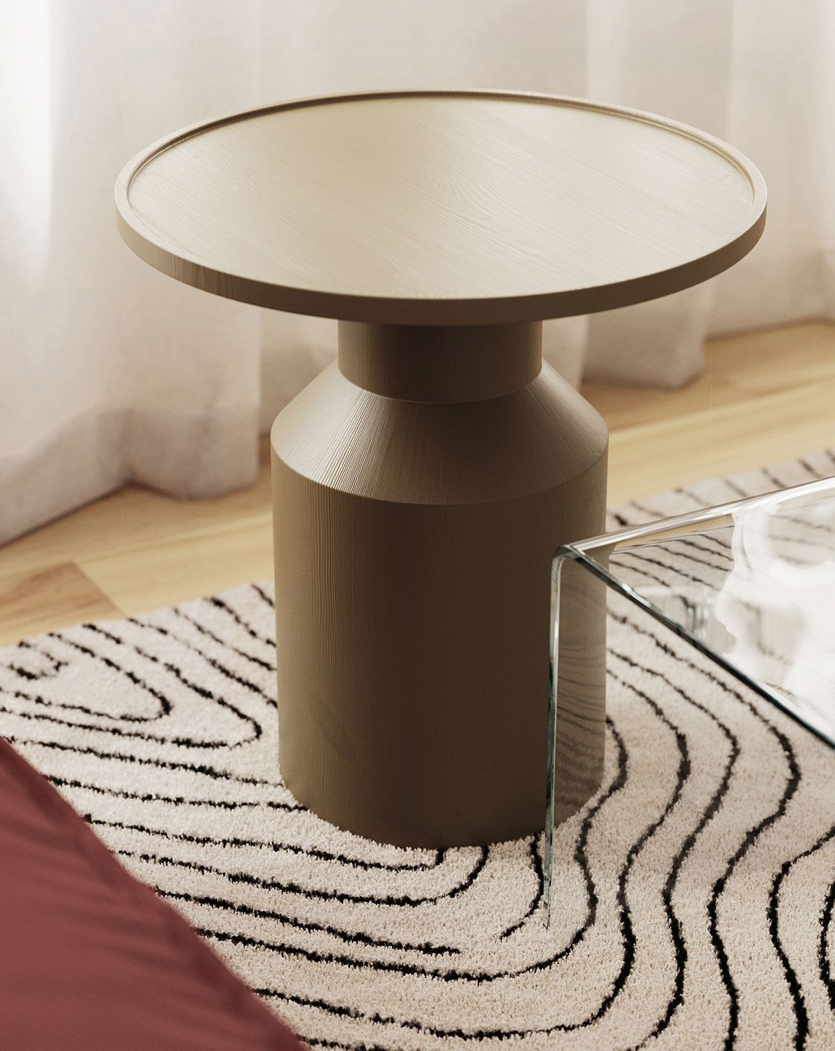 Table basse en bois FLAT SK2 Olive