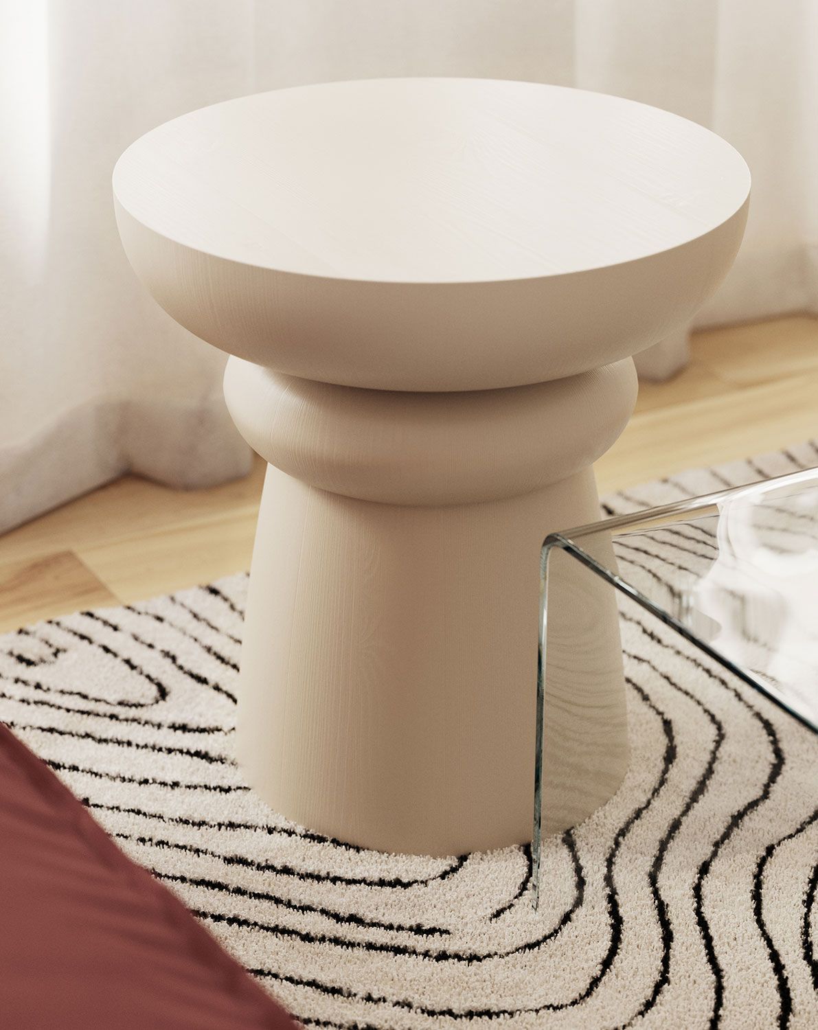 Table basse en bois FOLD SK5 Champagne