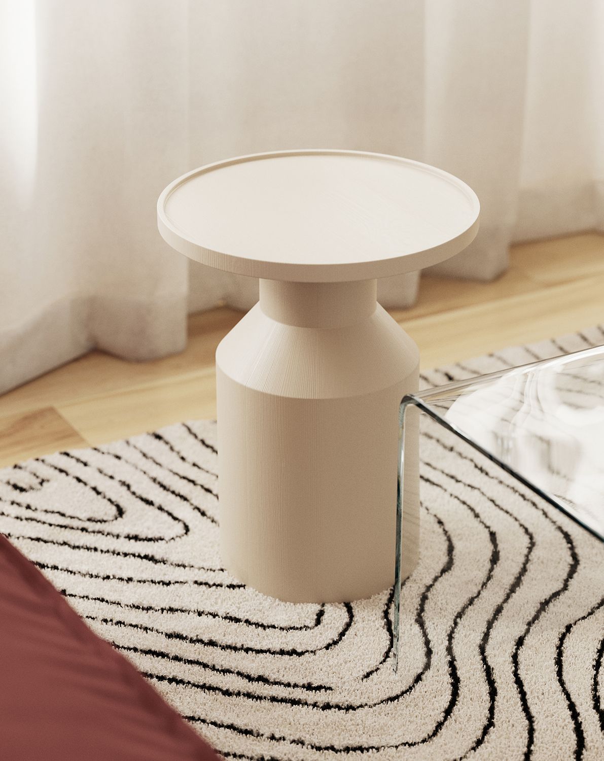 Table auxiliaire en bois FLAT SP2 Champagne