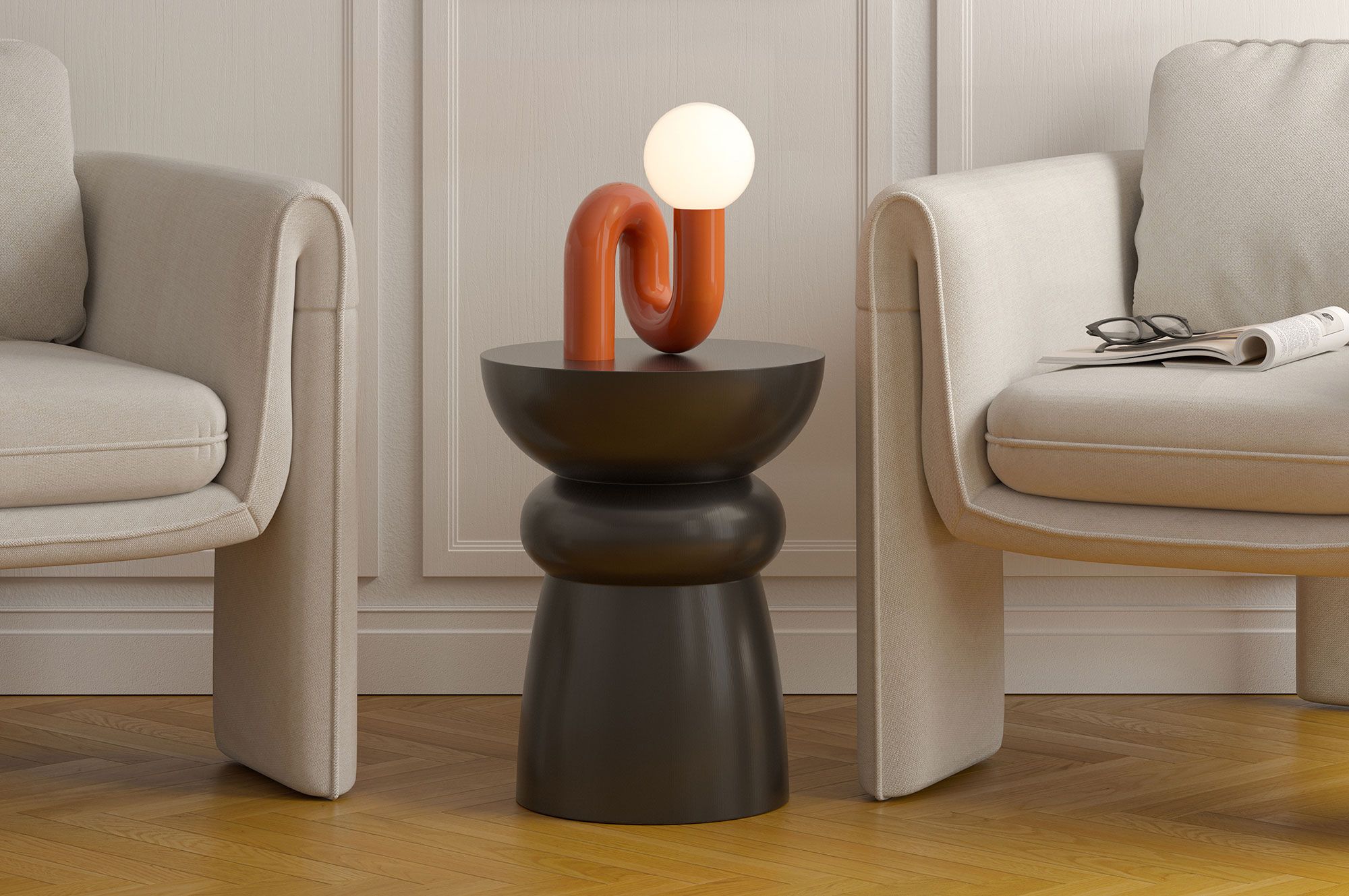 Table auxiliaire en bois FOLD SP5 Noir