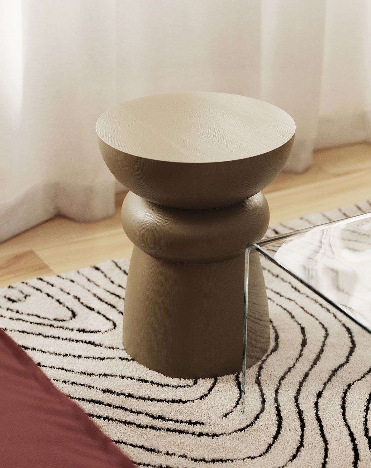 Table auxiliaire en bois FOLD SP5 Olive