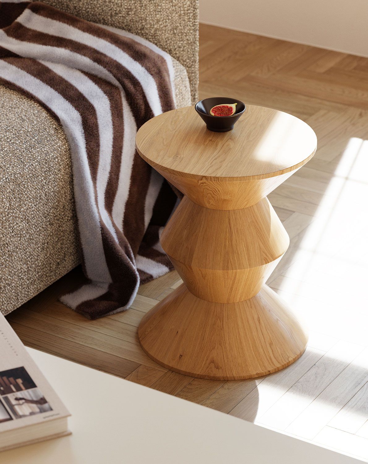 Table auxiliaire en bois KONE