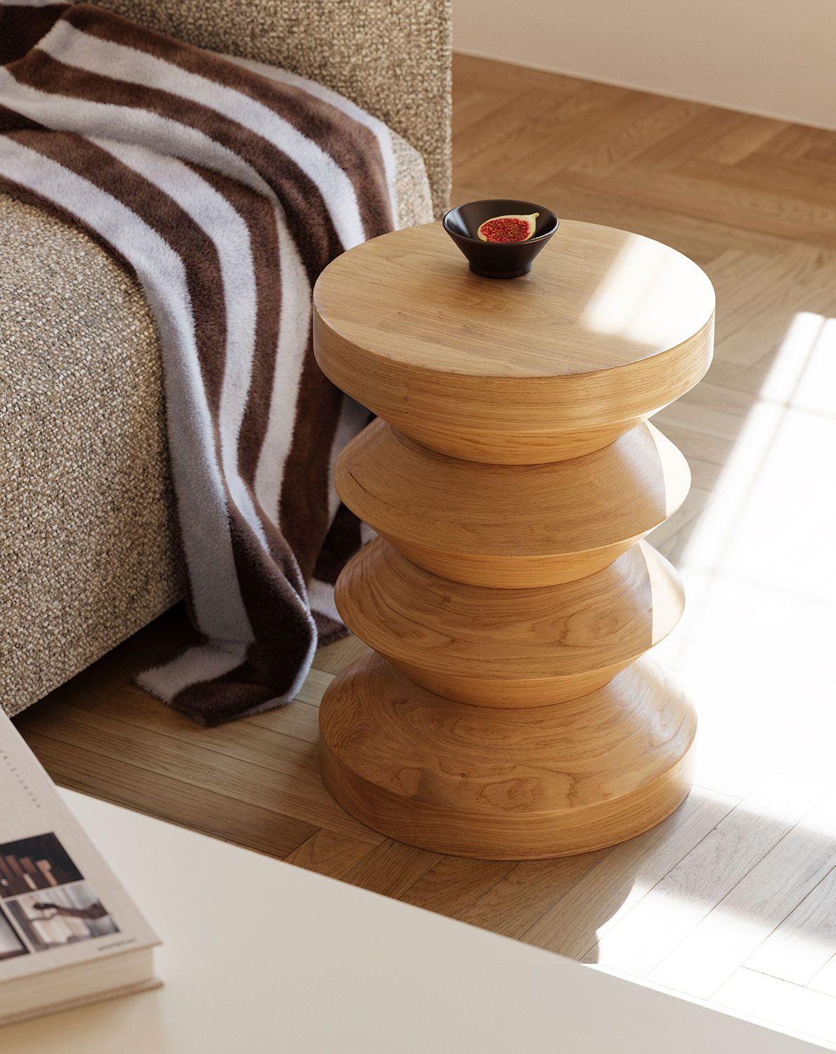 Table auxiliaire en bois MOKU