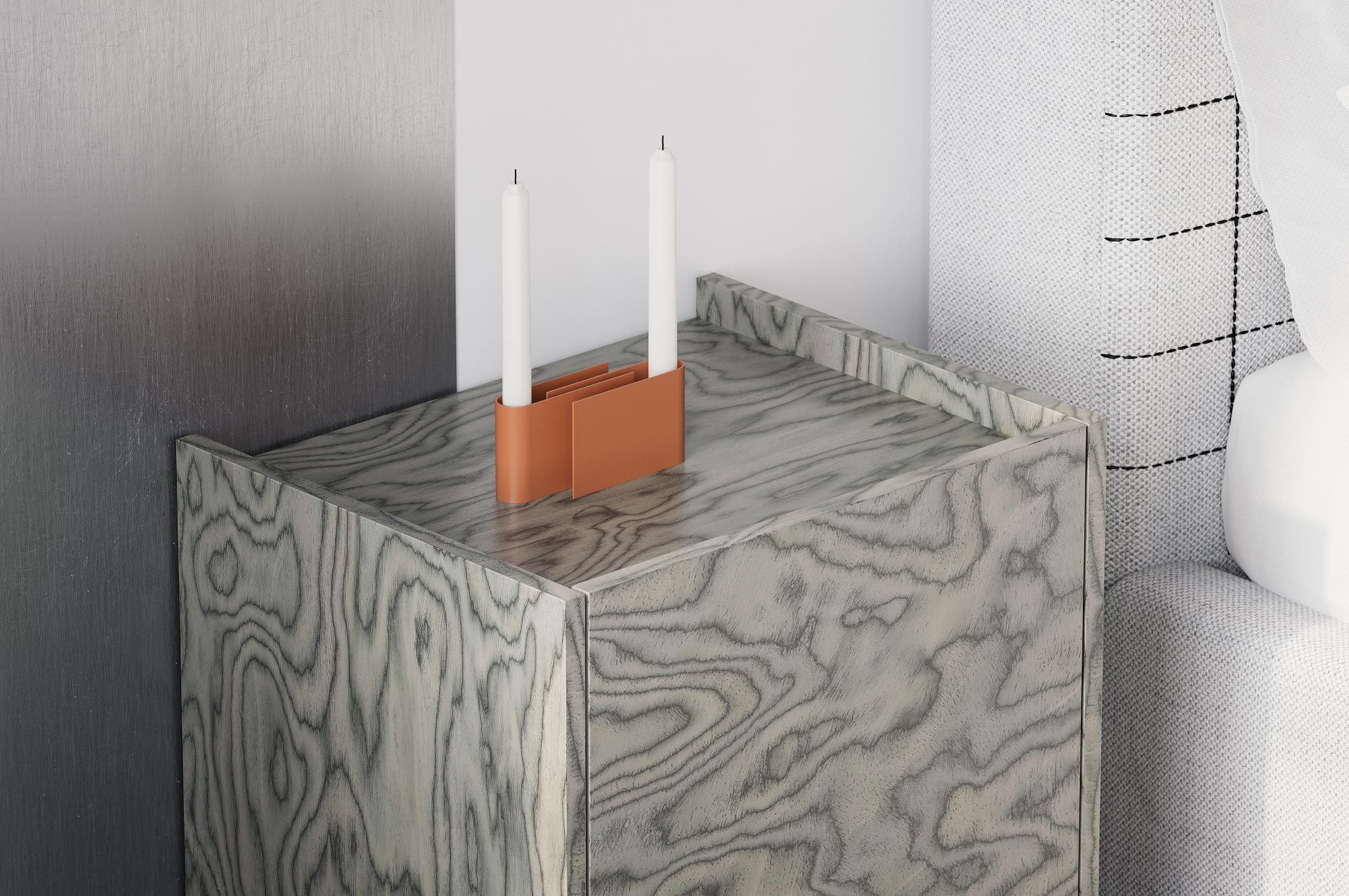 Bougeoir LUMO DUO Sahara Deep