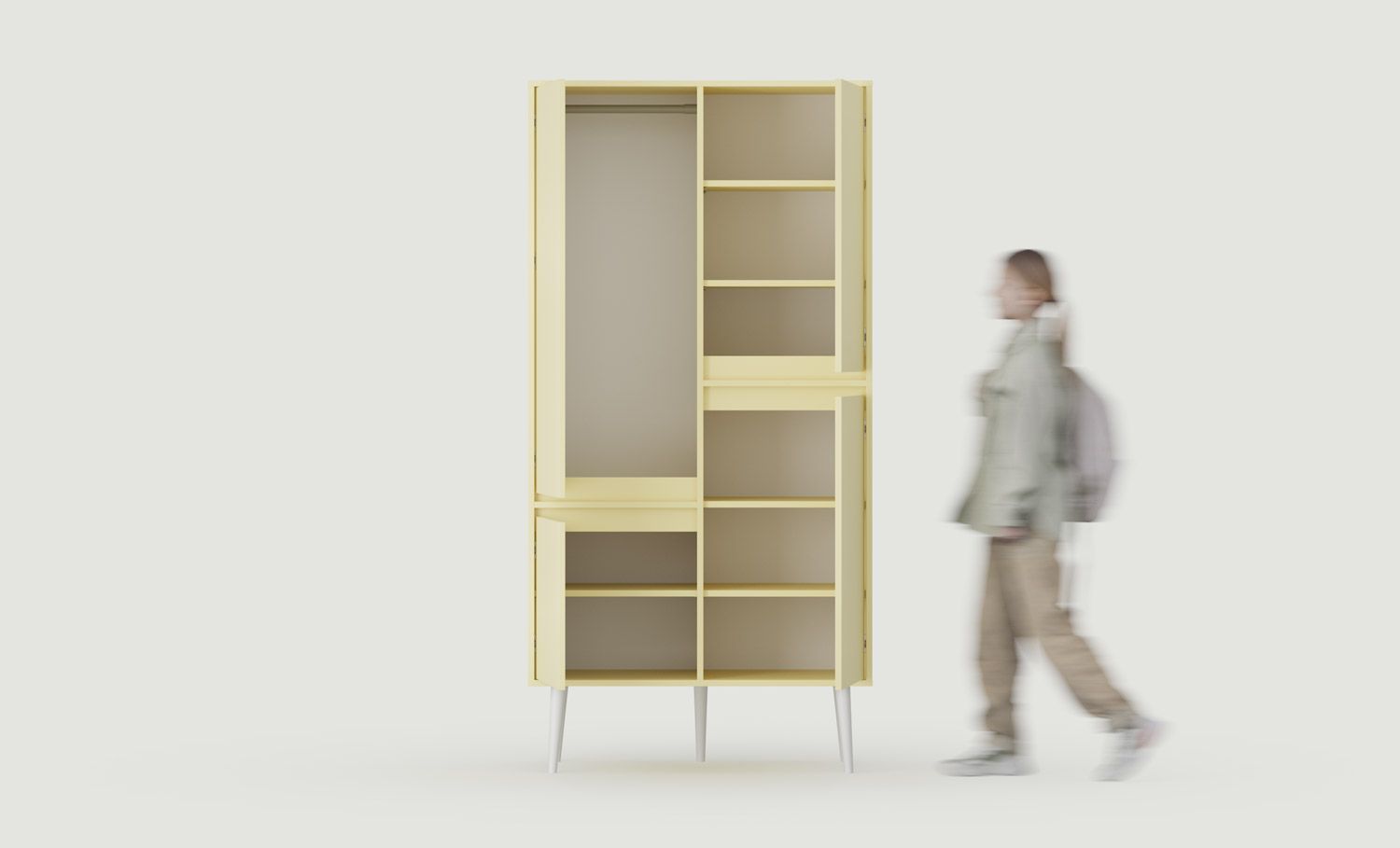 Fenris KIDS armoire profonde avec bar SZF5K