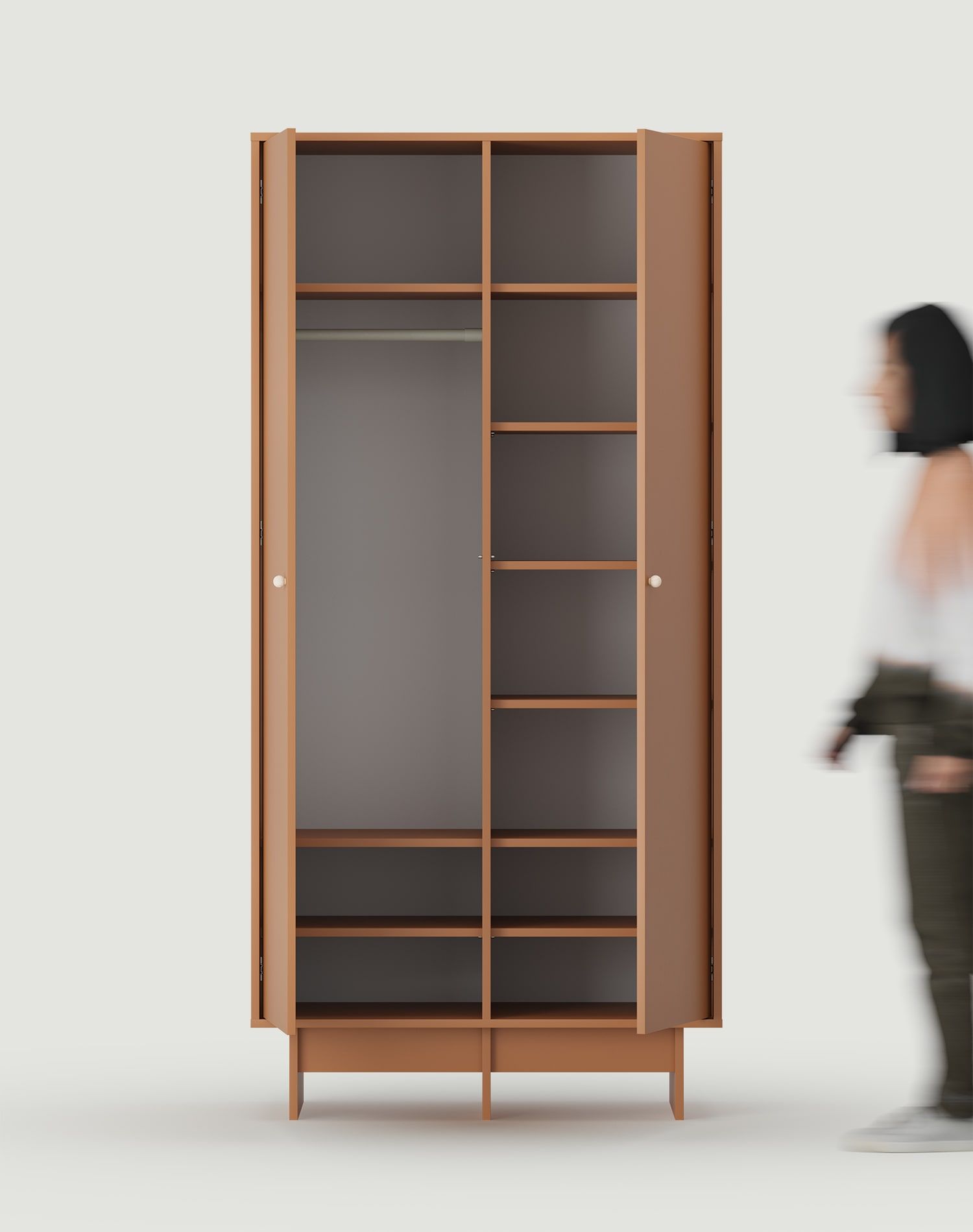 KABE SZK05 armoire profonde avec barre en style JAPANDI