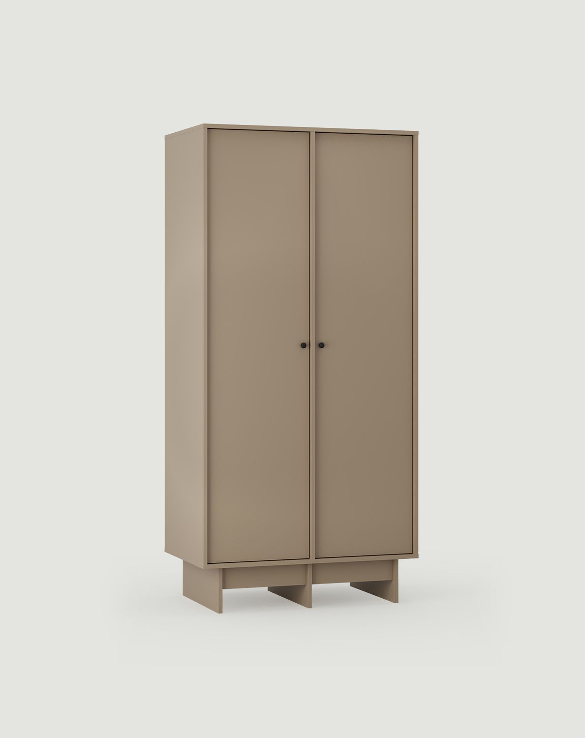 KABE SZK05 armoire profonde avec tringle de style JAPANDI
Couleur : Cappuccino
Poignée : Poignée boule Noir KD