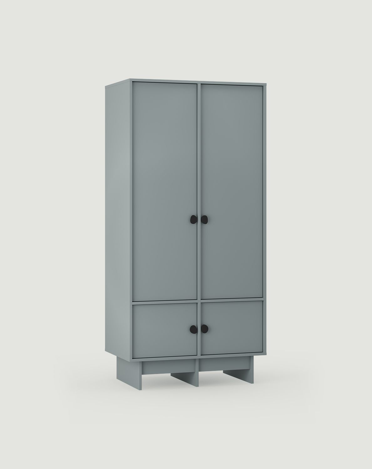 KABE SZK09 armoire profonde à deux tringles en style JAPANDI
Couleur : Bleu crépuscule
Poignée : Poignée en acier Black Stain