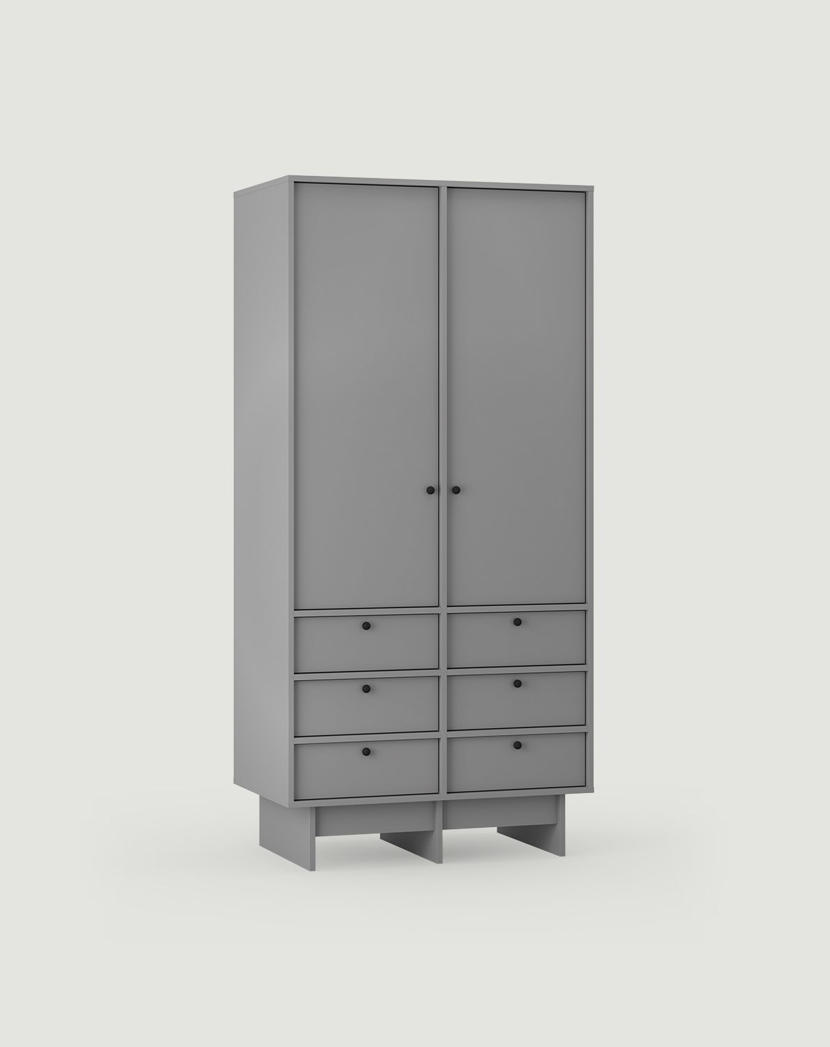 KABE SZK10 armoire profonde à deux tringles en style JAPANDI
Couleur : Poussière de lune
Poignée : Poignée sphérique Black KD