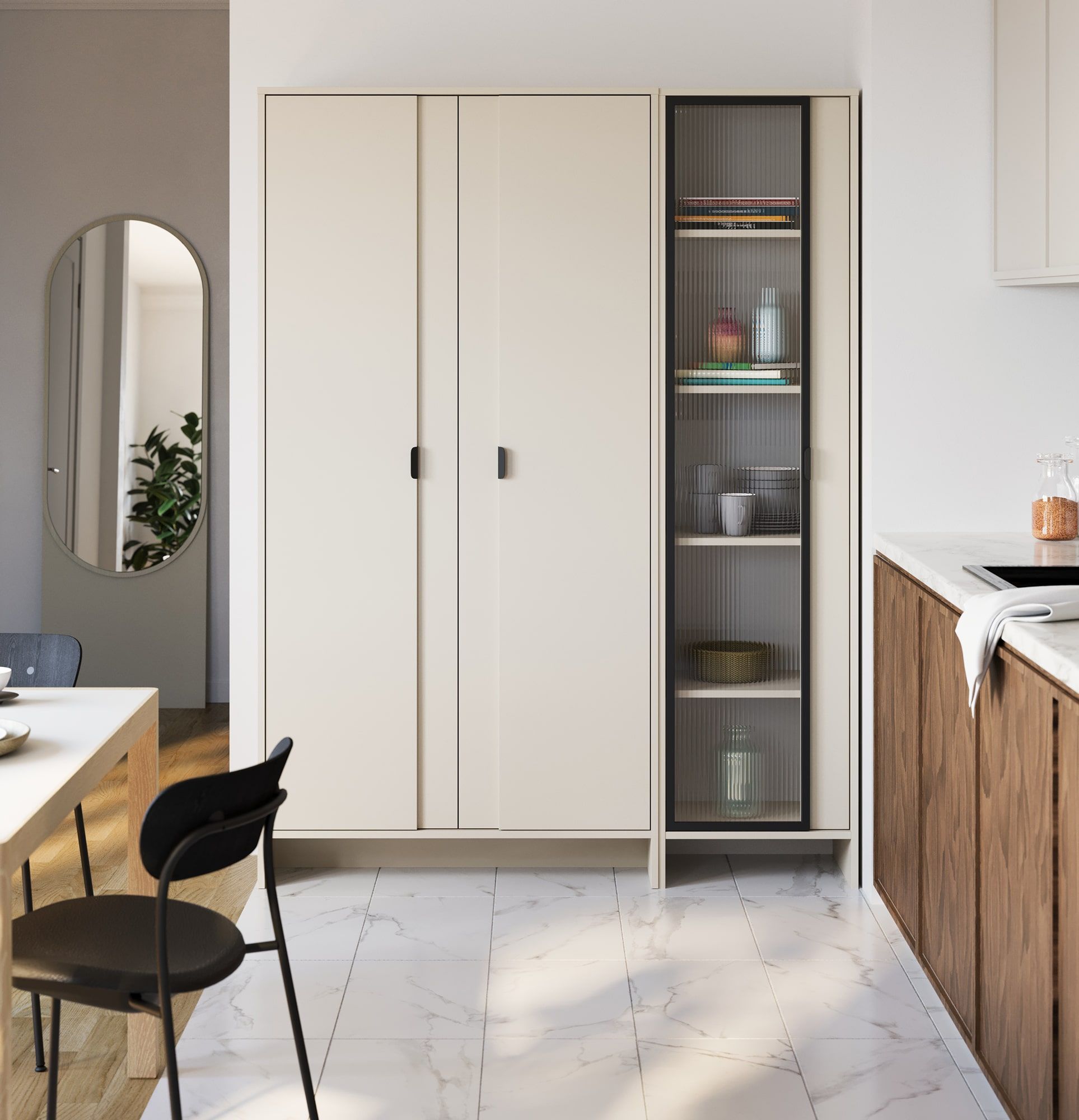 LAYERS armoire profonde avec barre LAY68
Coloris : Beige Champagne
Coloris 2 : Beige Champagne
Poignée : Poignée de bord LAYERS 110 Black Onyx