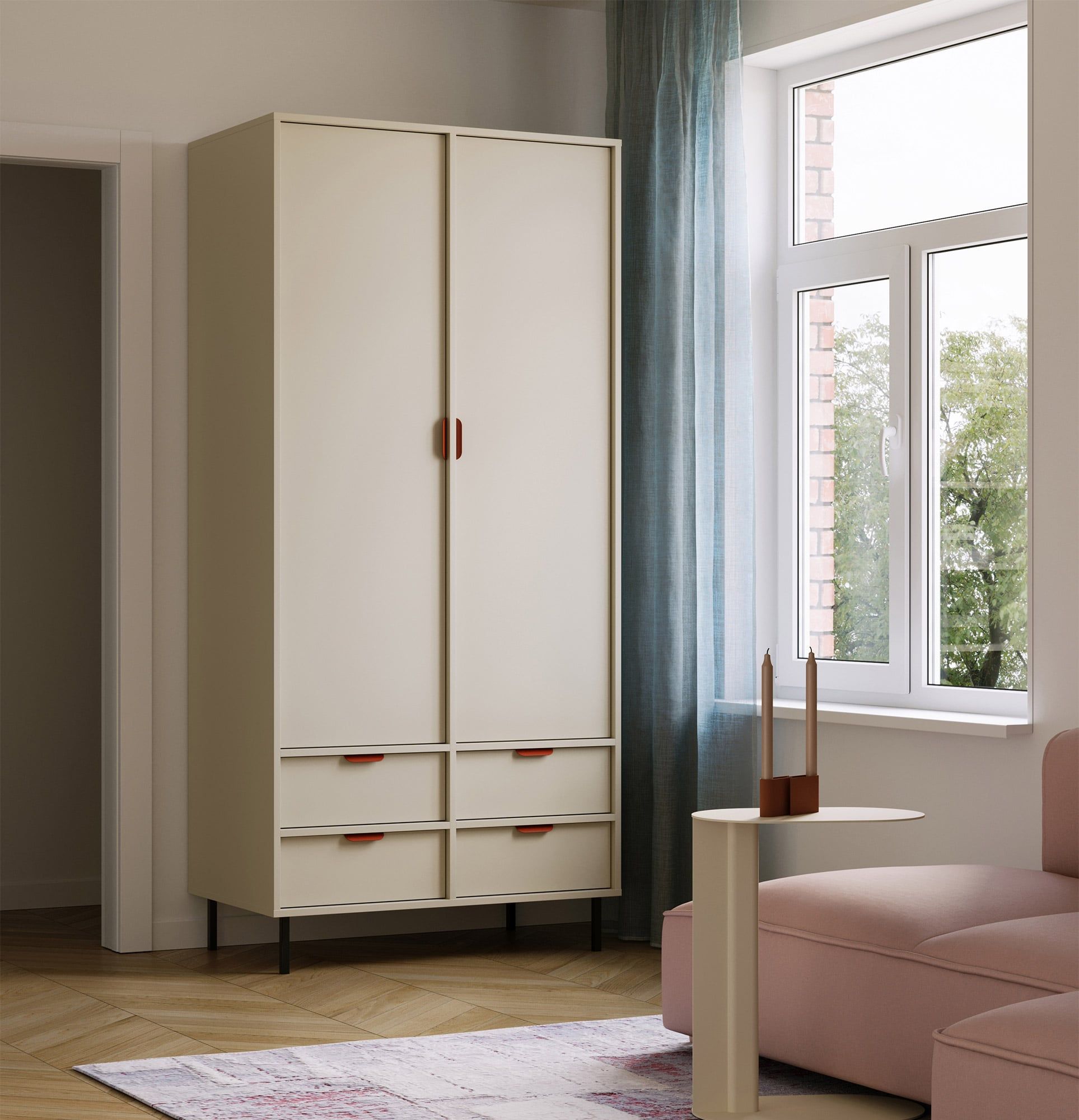 Armoire profonde SIGI deux tiges SZS10