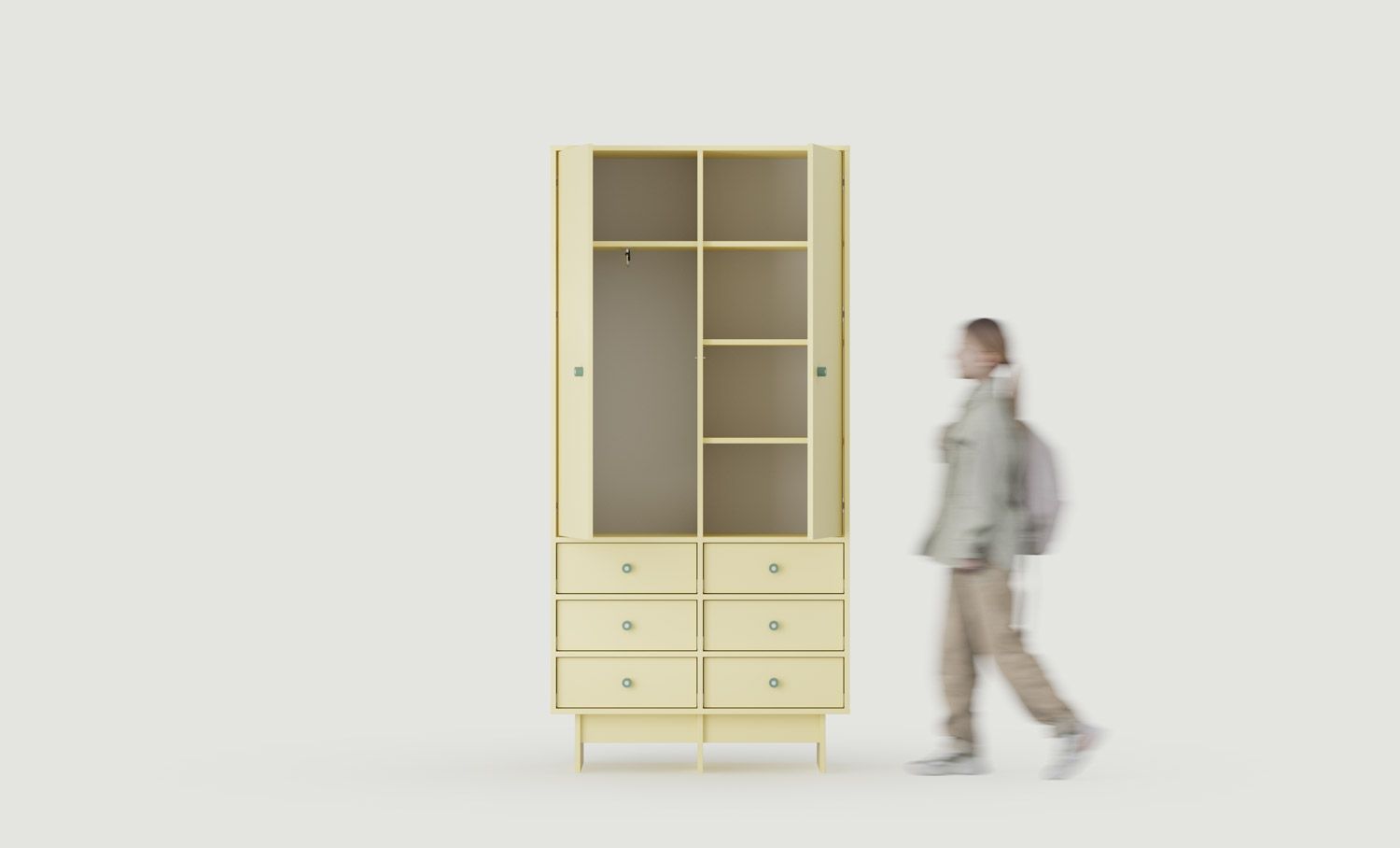KABE KIDS SZK03K armoire en style JAPANI