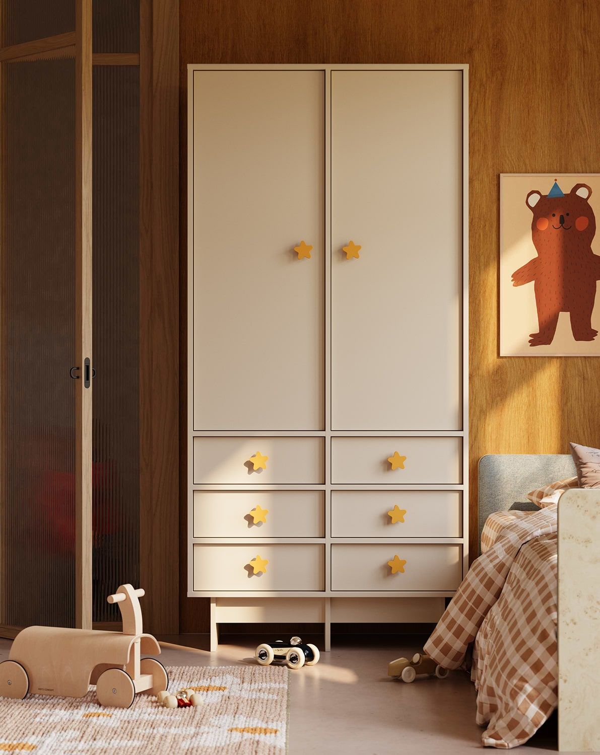 KABE KIDS SZK03K armoire en style JAPANI