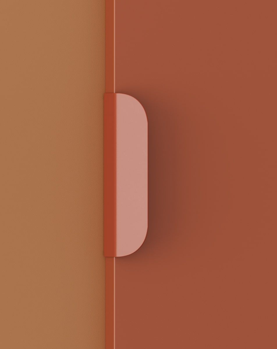 Armoire LAYERS LAY42
Coloris : Terracotta ardent
Coloris 2 : Sahara Deep
Poignée : Poignée de bord LAYERS 110 Terracotta feu