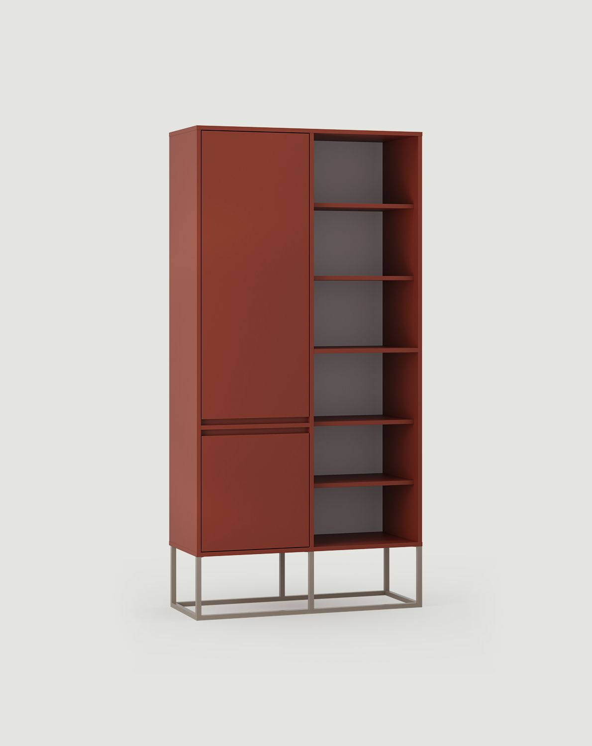 Armoire ODIS SZO4
Couleur : Terracotta ardent
Couleur du pied : Acier ODIS Gris Beige