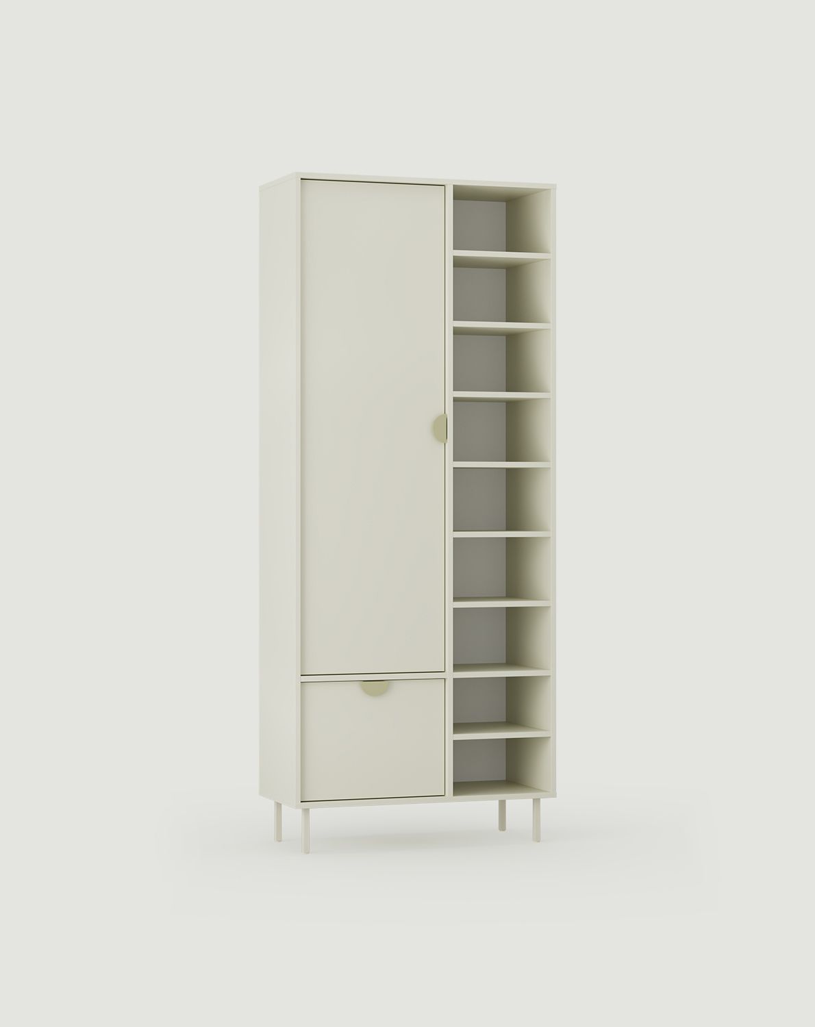 Armoire asymétrique SIGI SZSA3
Couleur : Milky Way
Jambe : Milky Way
Poignée : LING Gold