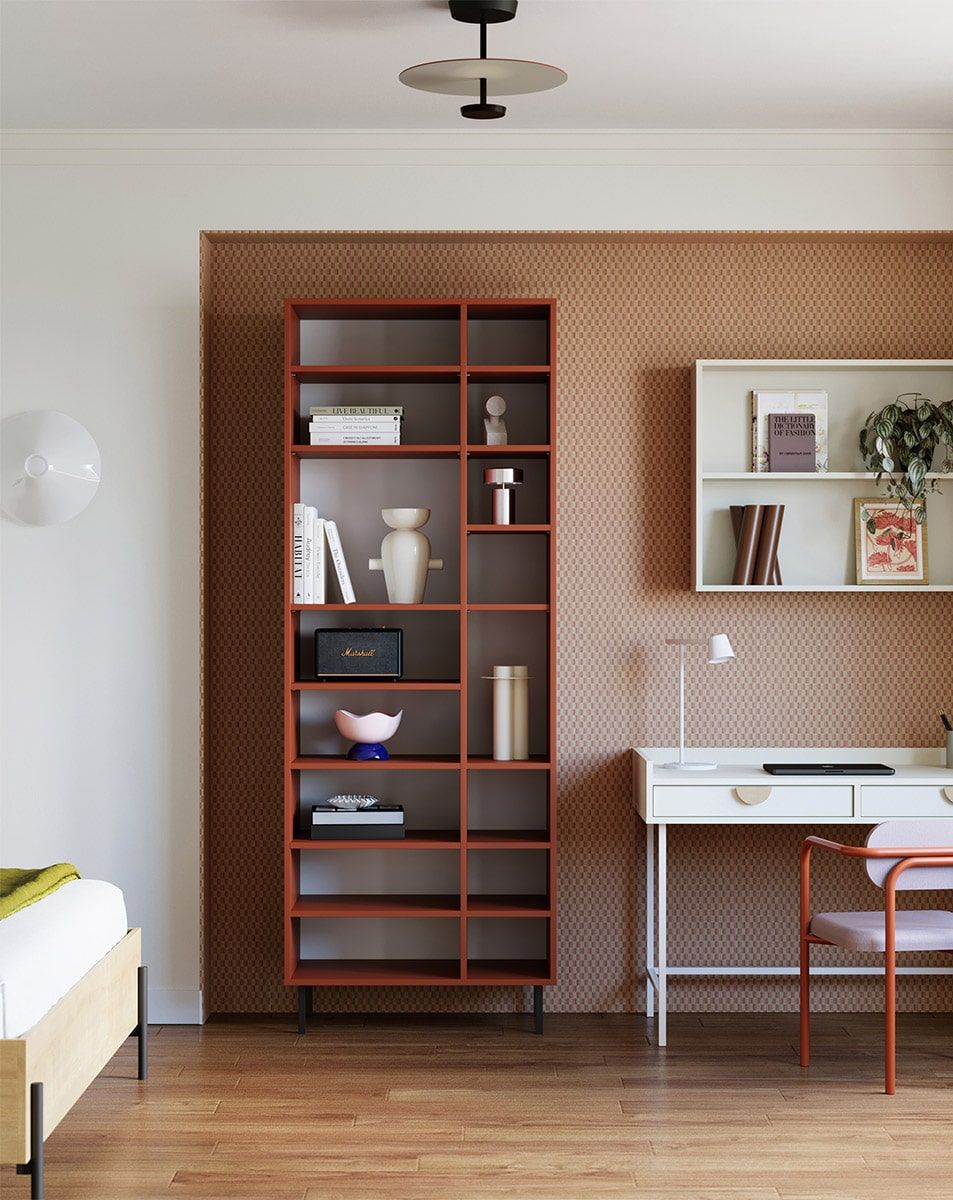 Armoire asymétrique SIGI SZSA4
Couleur : Terracotta ardent
Jambe : Noir