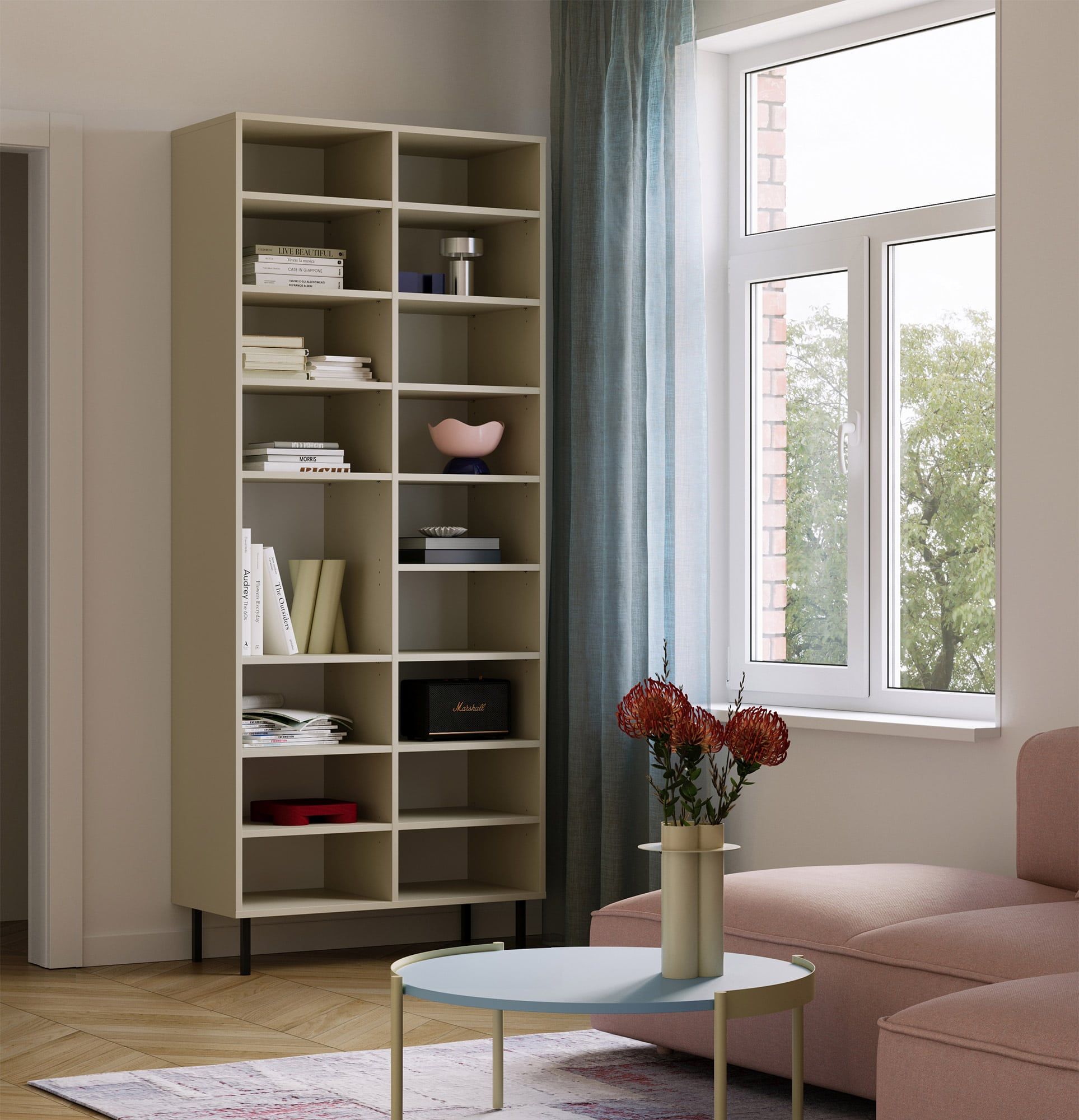 Armoire SIGI SZS4
Couleur : Voie lactée
Pied : Noir