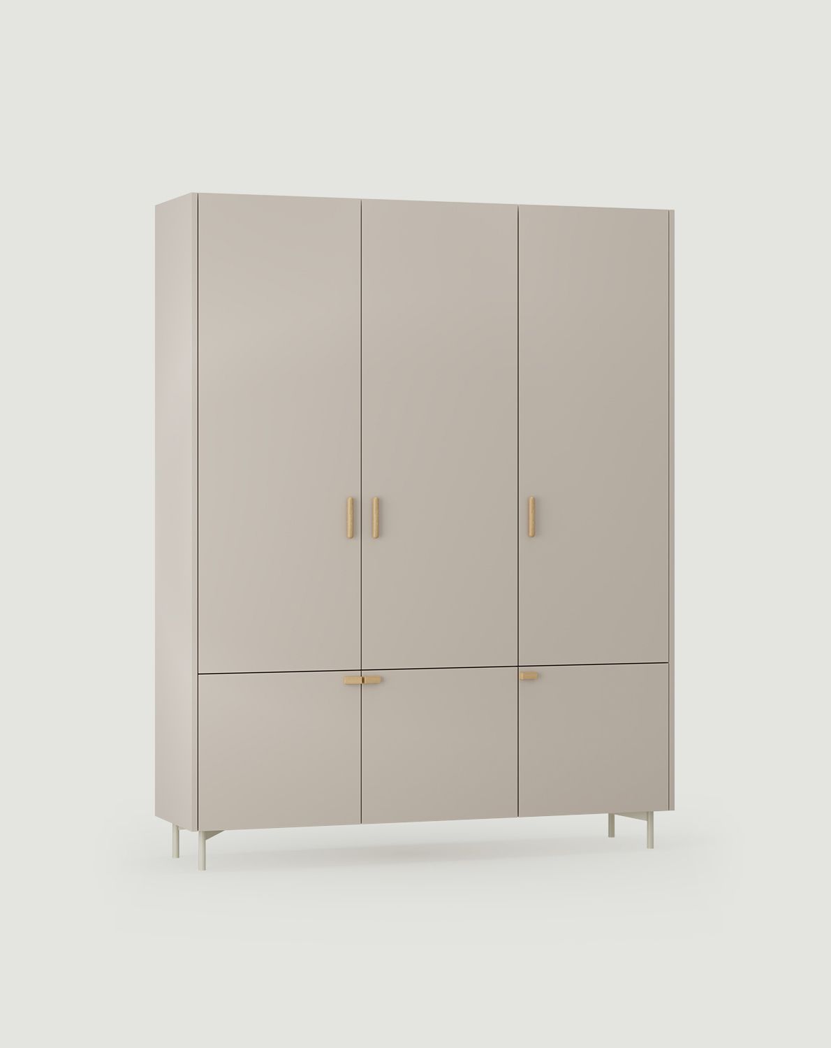 Armoire SKRA SKR60
Couleur : cachemire enveloppant
Poignée supérieure : Cigar Oak
Poignée inférieure : Oak Wedge
Pied : Milky Way