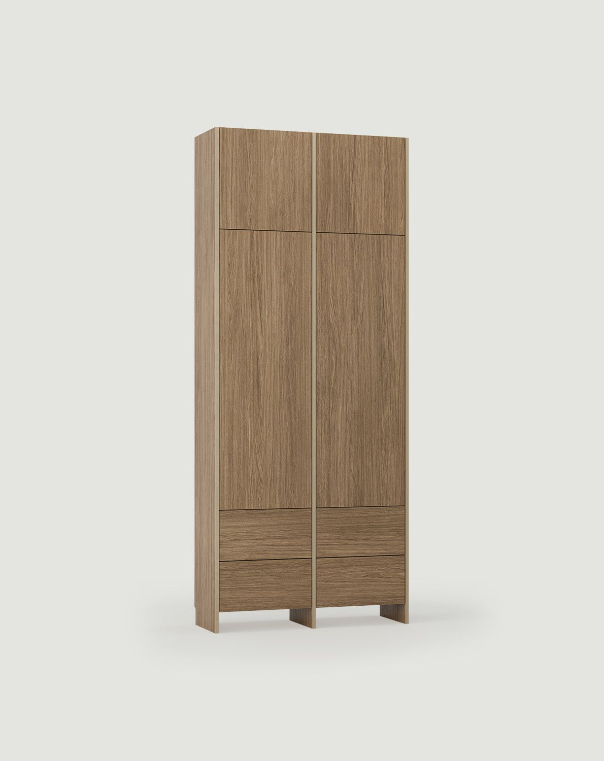 ASKA armoire haute ASK21
Couleur : Chêne mousse chocolat
Placage : Cappuccino