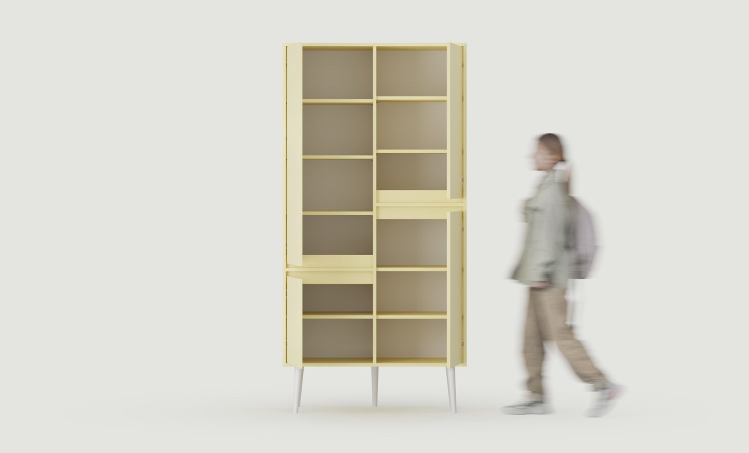 Fenris KIDS armoire avec étagères SZF3K