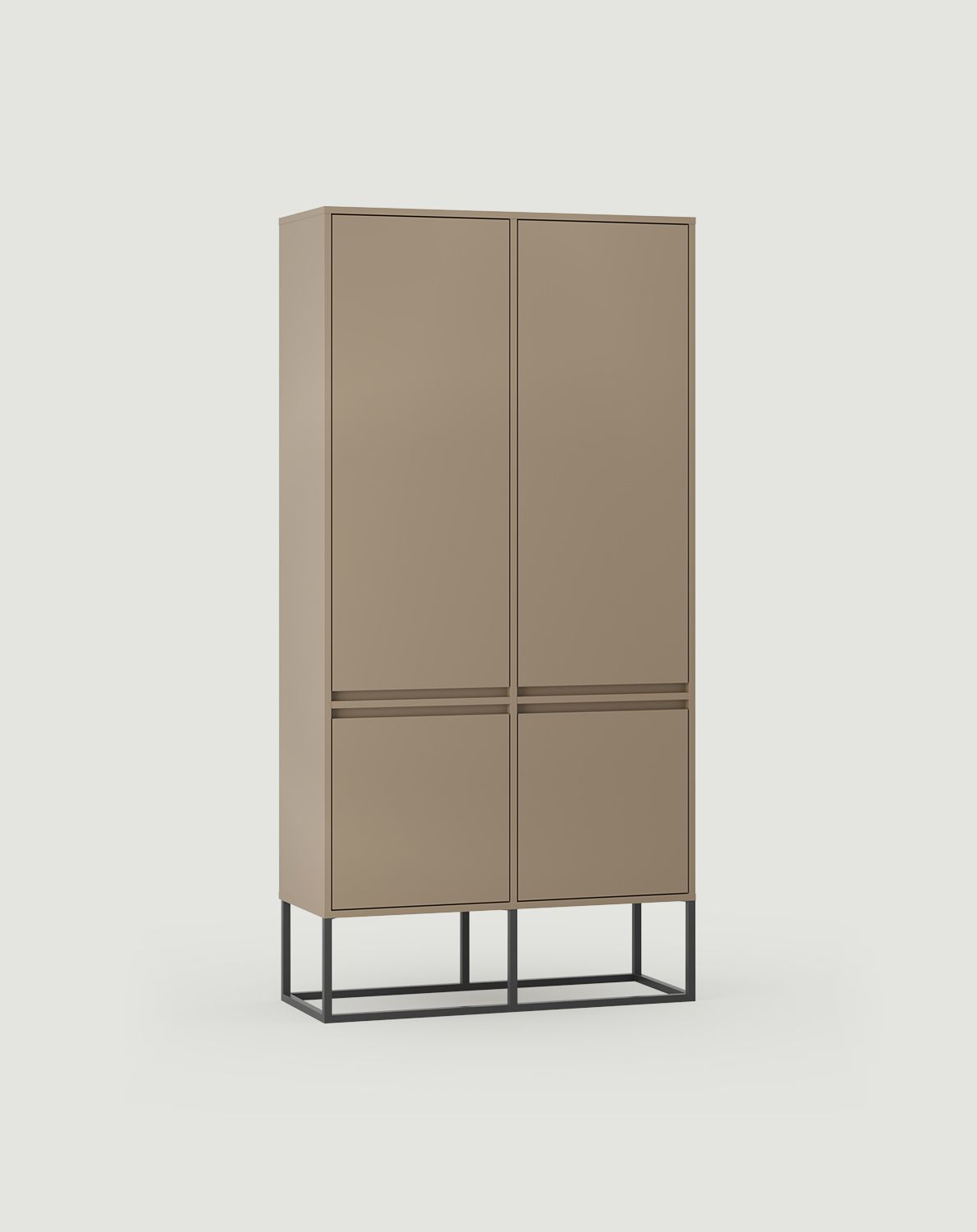 Armoire avec étagères ODIS SZO5
Couleur : Cappuccino
Couleur du pied : Acier ODIS Noir