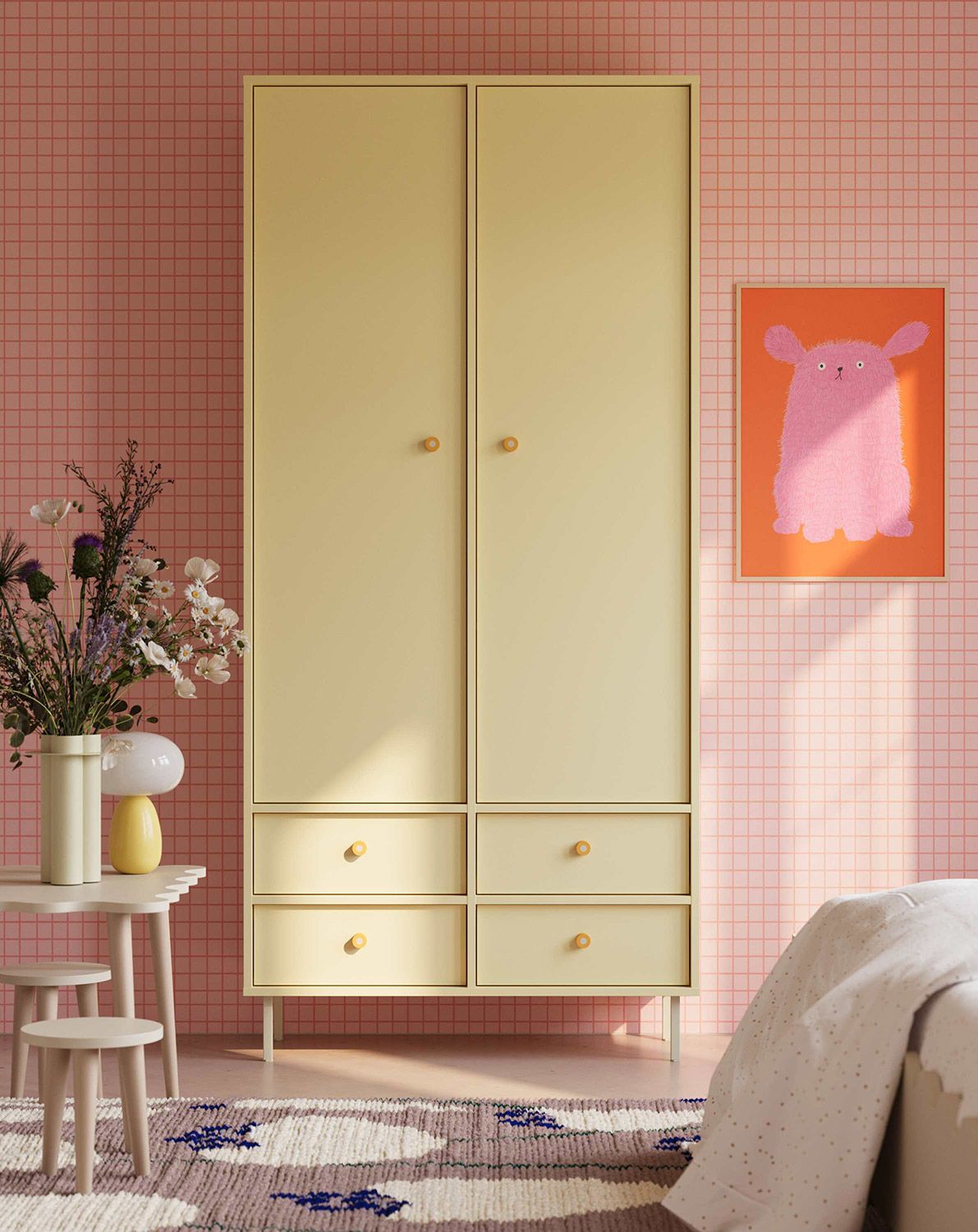 Armoire avec étagères SIGI KIDS SZS5K