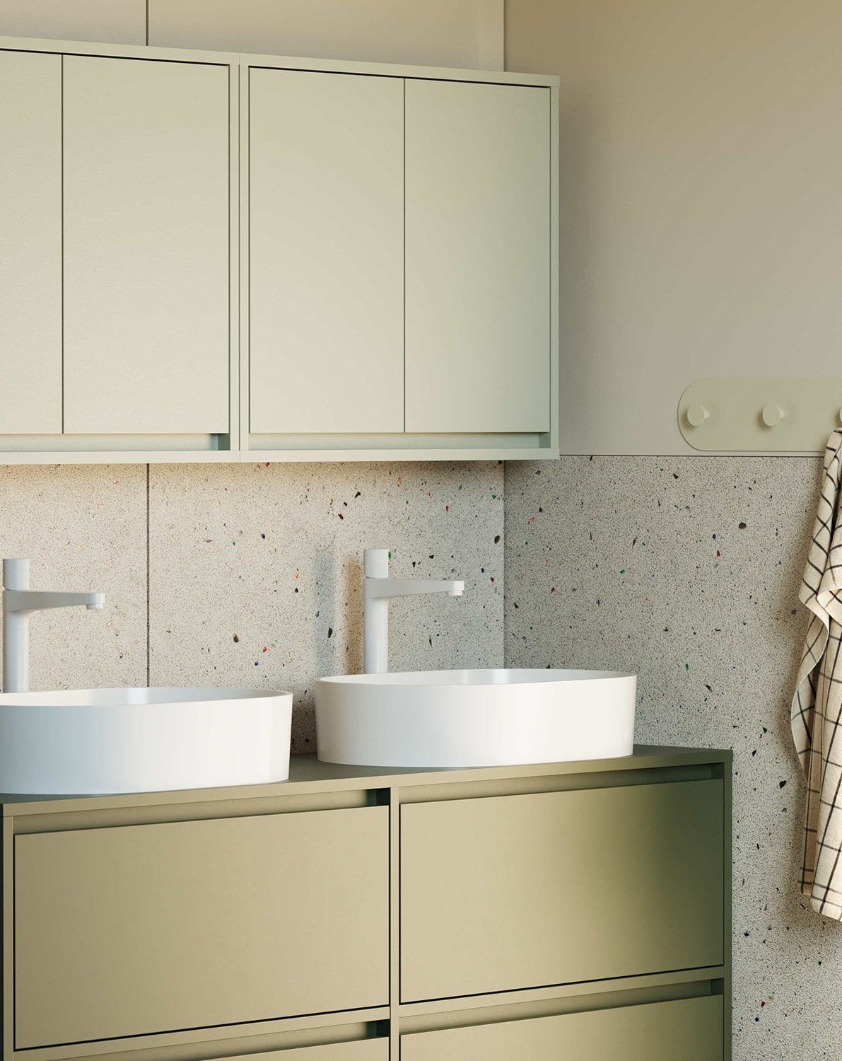 ODIS WOL01 armoire de toilette murale
Couleur : pistache laiteuse