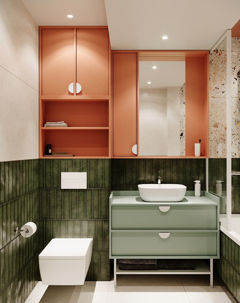 SIGI WSL01 armoire murale pour salle de bains
Couleur : Coral Ash
Poignée : RIND Poignée en bois blanc
                            