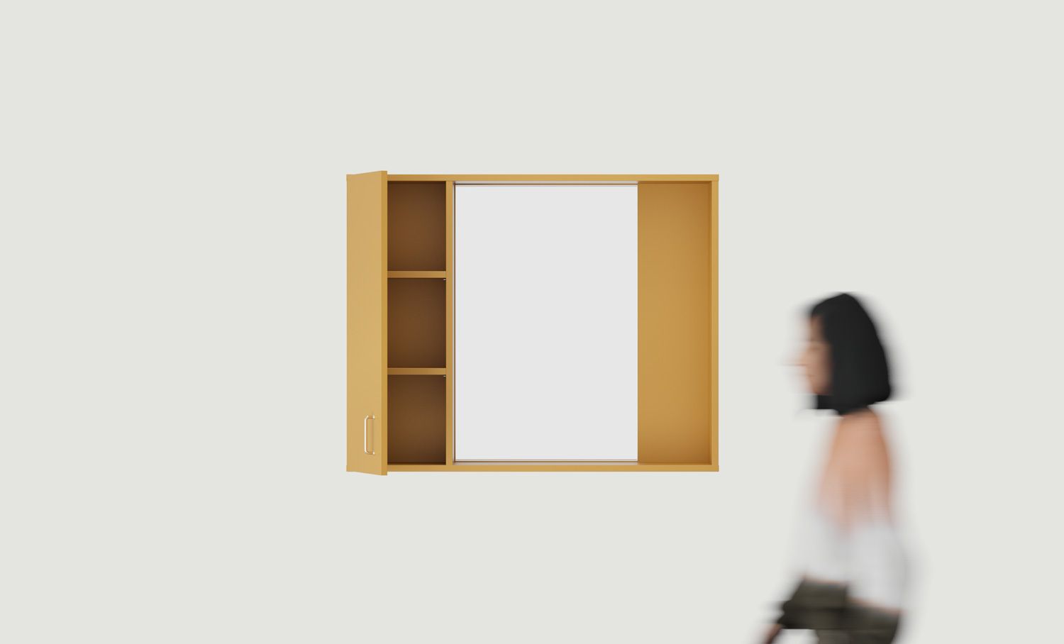 Armoire de toilette avec miroir WLL01