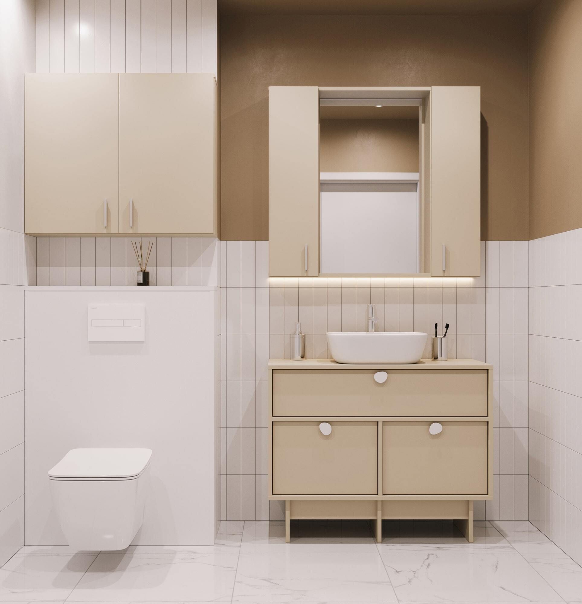 Armoire de toilette avec miroir WLL02