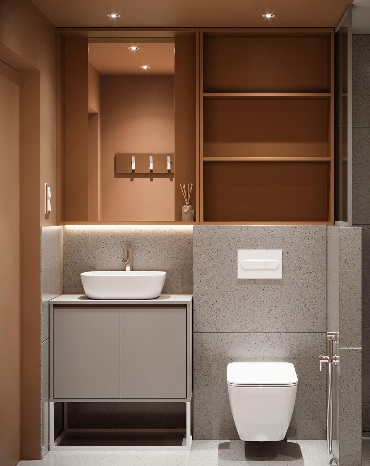 Armoire de toilette avec miroir WLL03