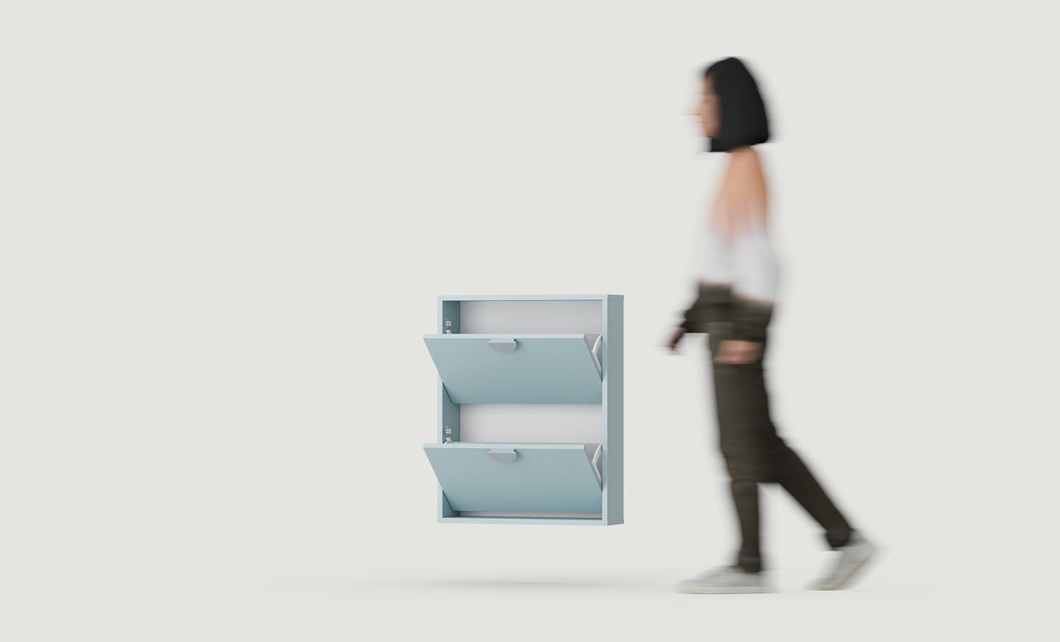 Armoire à chaussures suspendue SBK2