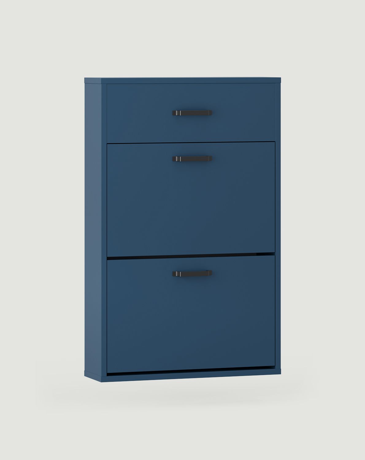 Armoire à chaussures suspendue SBK4
Couleur : bleu tyrolien
Poignée : poignée JORD noire JCZ
