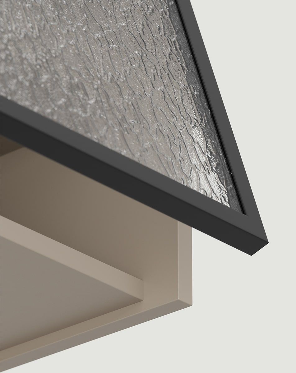 Armoire d'extension vitrée SIGI RPWS2
Couleur : Argile blanc cendré
Verre : verre ornemental Flumen