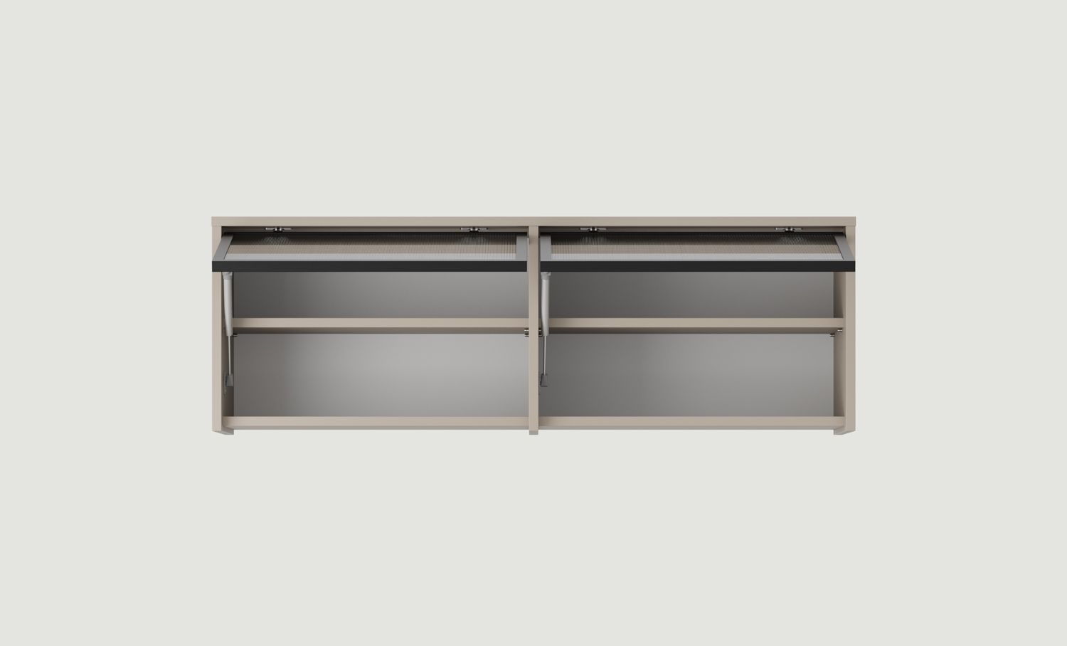 Armoire d'extension vitrée SIGI RPWS2
Couleur : Argile blanche cendrée
Verre : verre ornemental cannelé