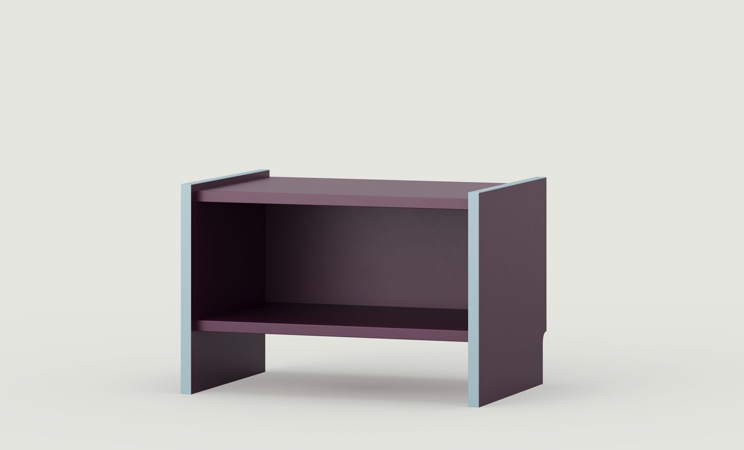 ASKA ASK02 table de chevet
Couleur : Prune Rubis
Placage : Bleu colombe
