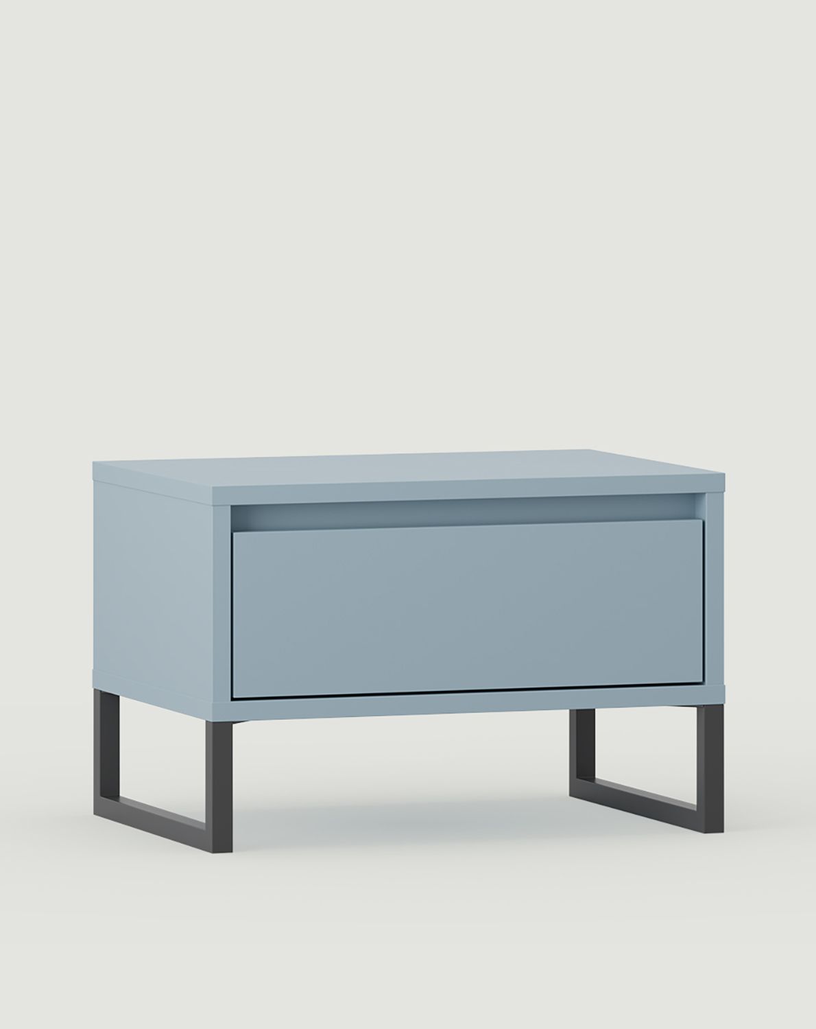 Table de chevet ODIS SN01
Couleur : Bleu colombe
Couleur des pieds : acier ODIS gris