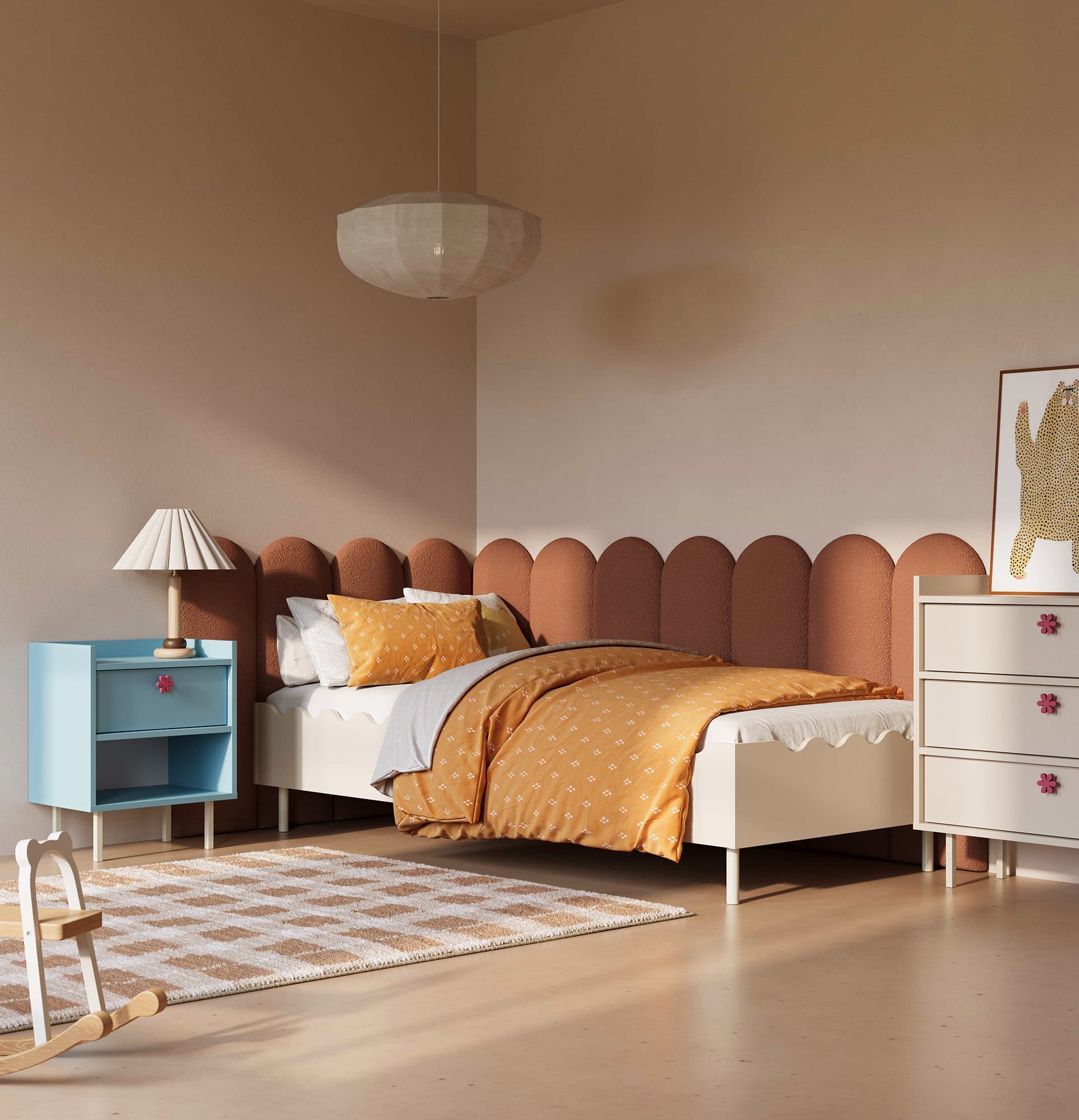 SIGI KIDS SNS01K Chevet avec tiroir et étagère