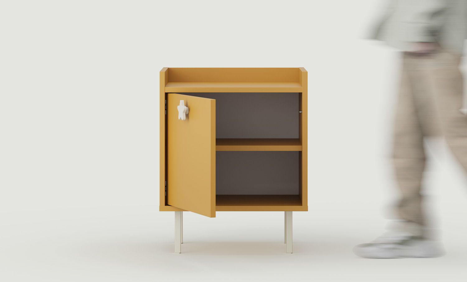 Table de chevet avec portes SIGI KIDS SNS03K