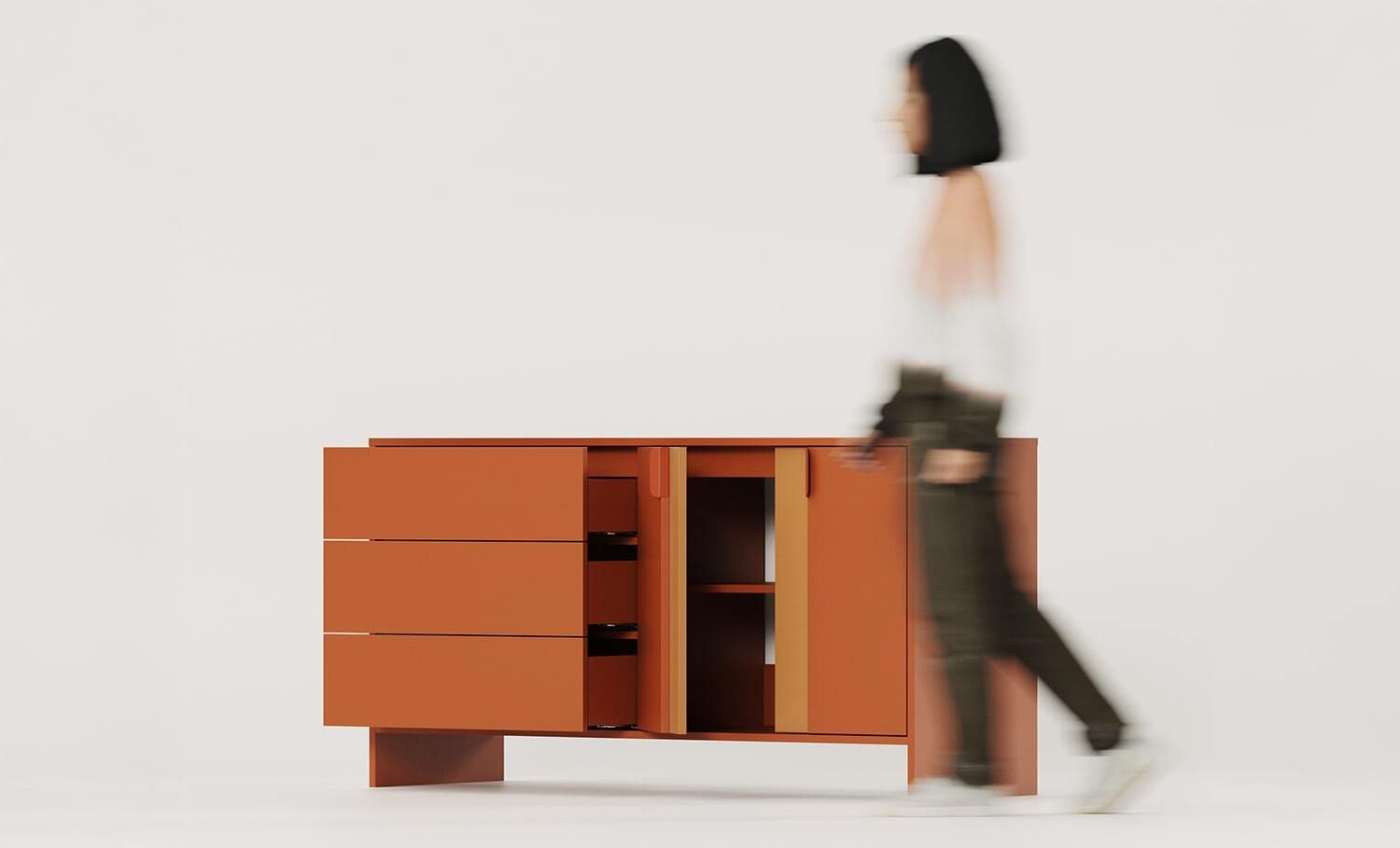 Armoire pour deux lavabos LAYERS LAY75