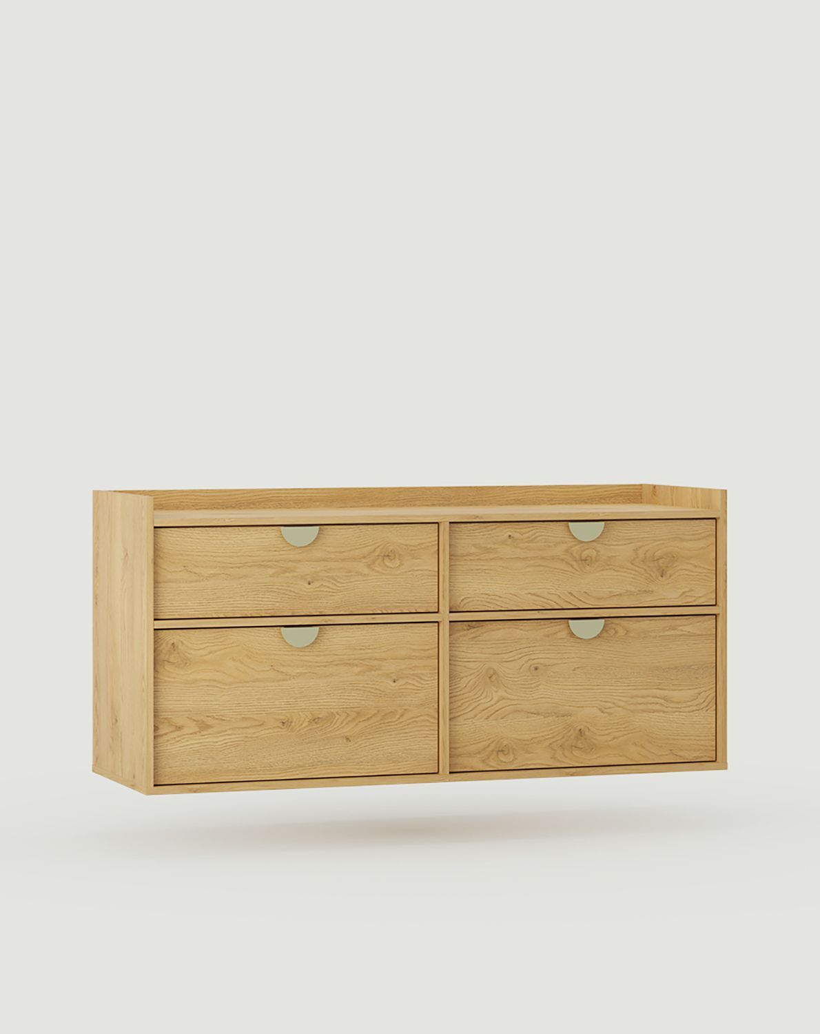 Armoire pour deux lavabos SIGI suspendue WS2U03B
Couleur : Chêne ensoleillé
Poignée : poignée RIND Or