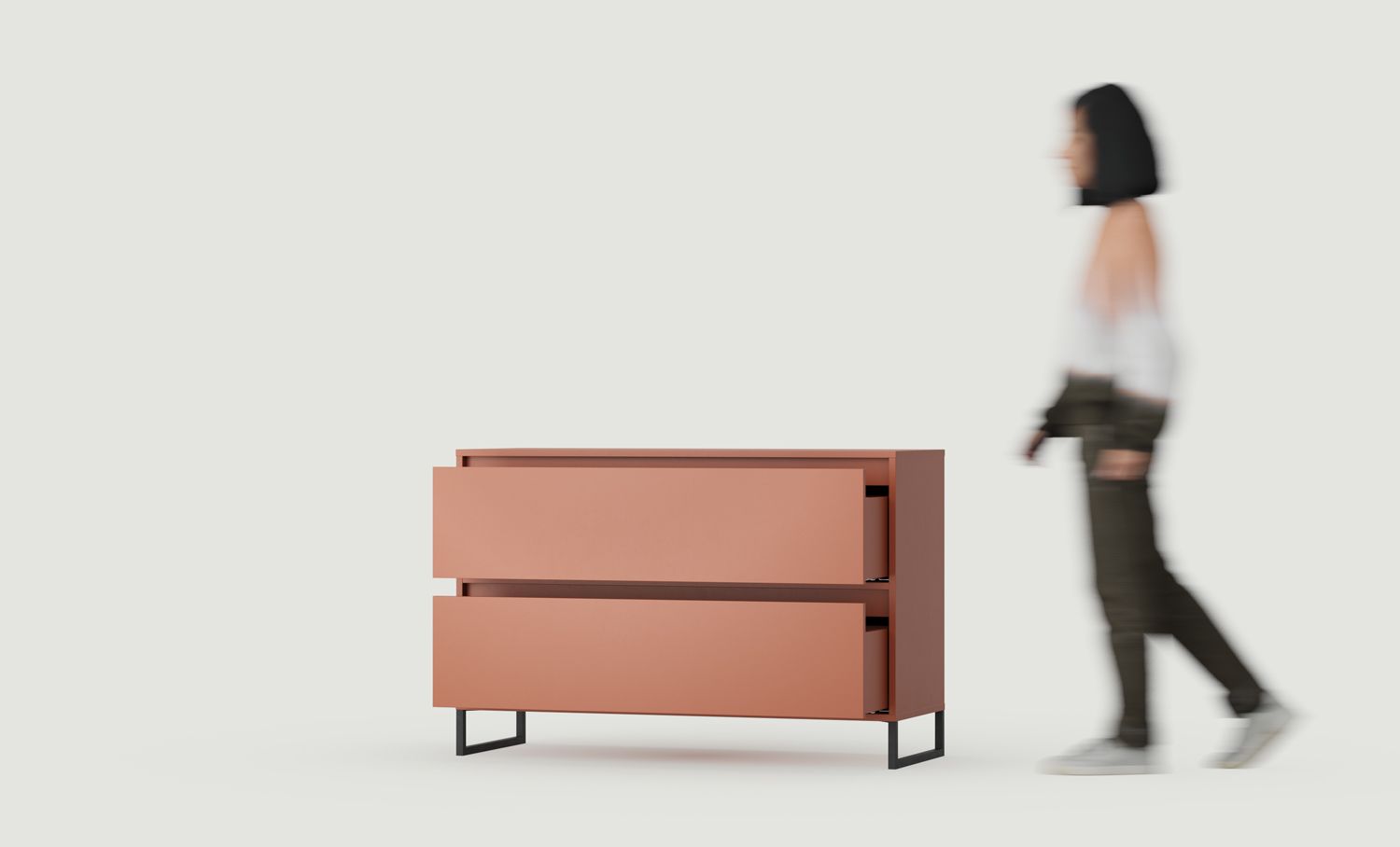 Meuble lavabo ODIS OU02B
Couleur : Terracotta ardent
Couleur du pied : acier ODIS noir
Plateau de table : Sans plateau de table